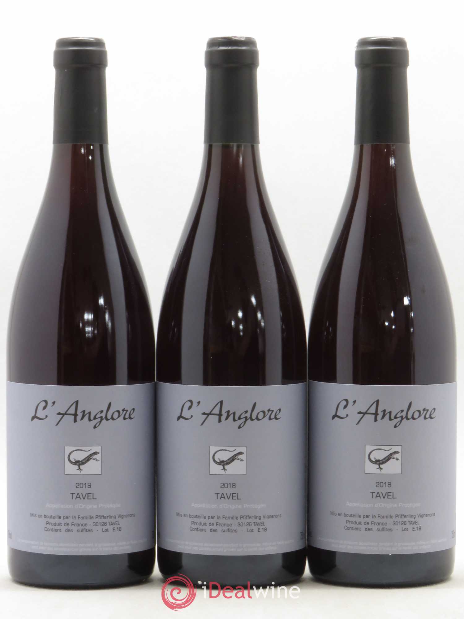 Tavel L'Anglore 2018 - Lot de 3 bouteilles - 0
