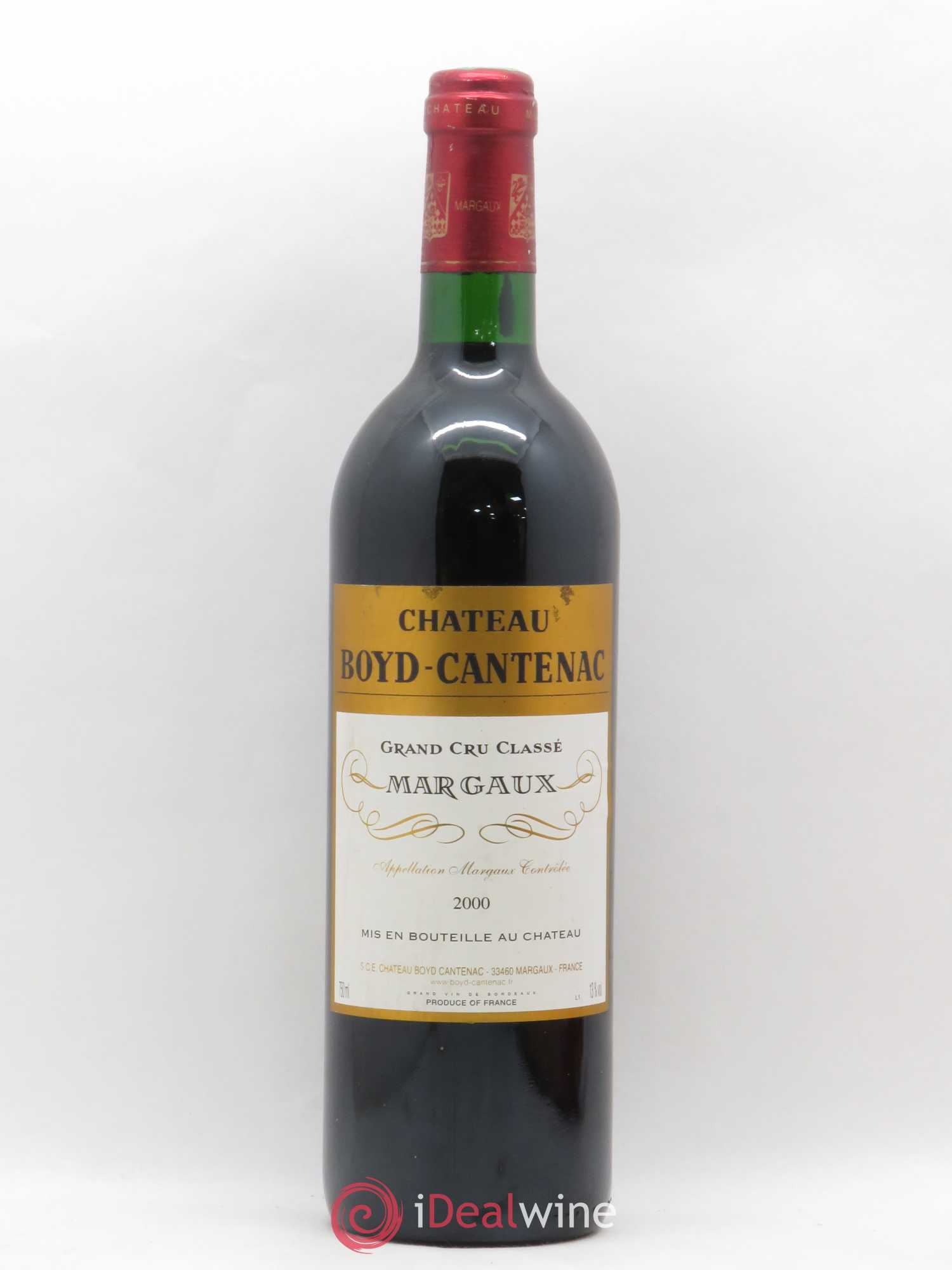 Château Boyd Cantenac 3ème Grand Cru Classé 2000 - Lot de 1 bouteille - 0