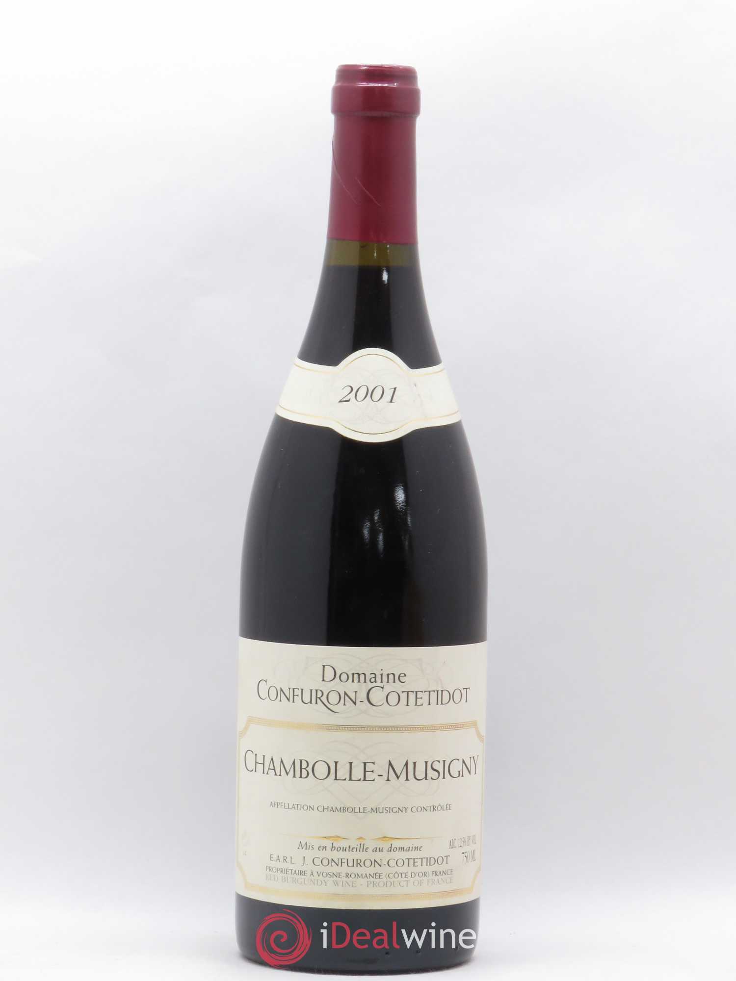 Chambolle-Musigny Confuron-Cotetidot 2001 - Lot de 1 bouteille - 0