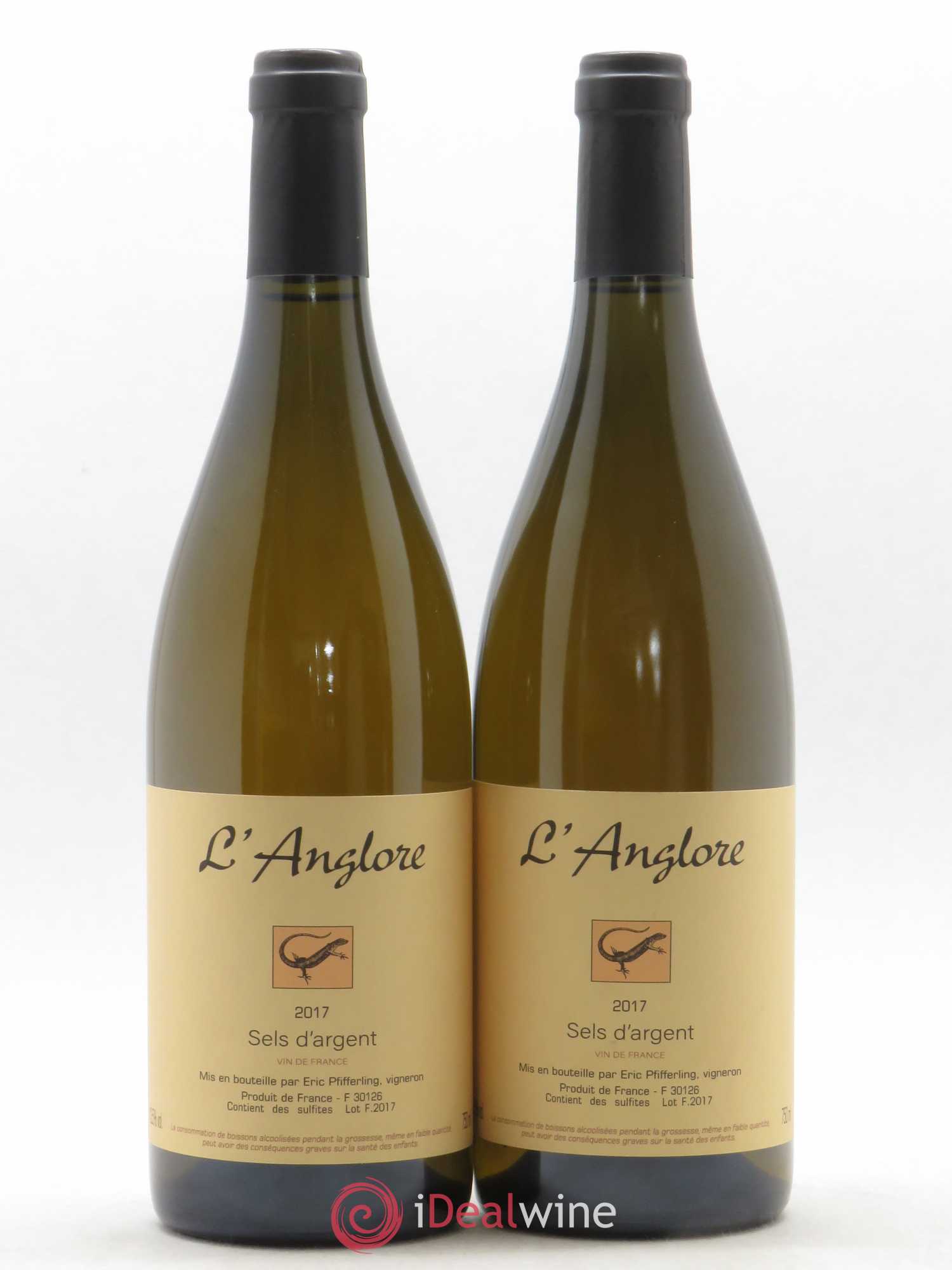 Vin de France Sels d'argent L'Anglore 2017 - Lot de 2 bouteilles - 0