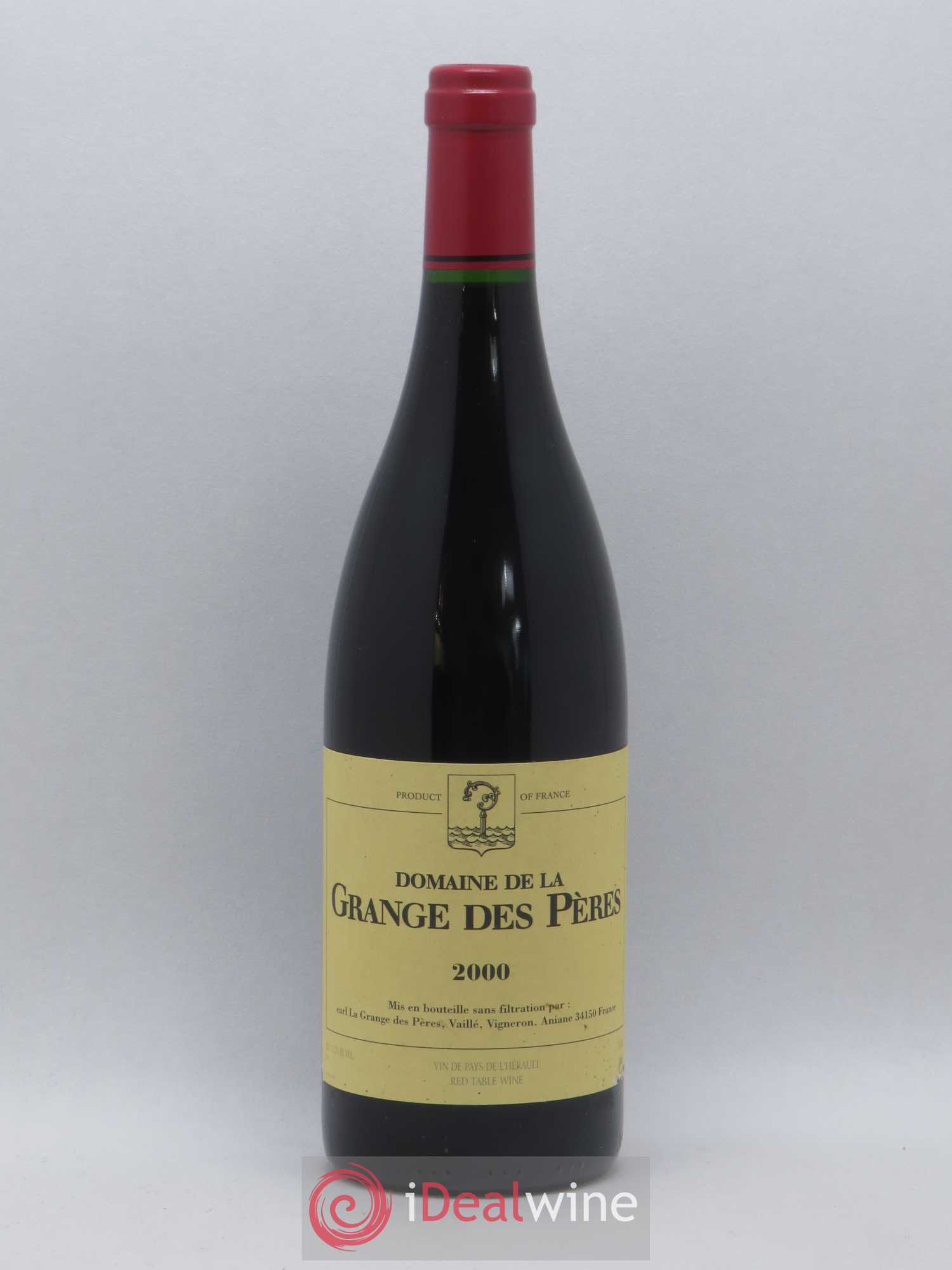 Pays d'Hérault Grange des Pères Laurent Vaillé 2000 - Lot de 1 bouteille - 0