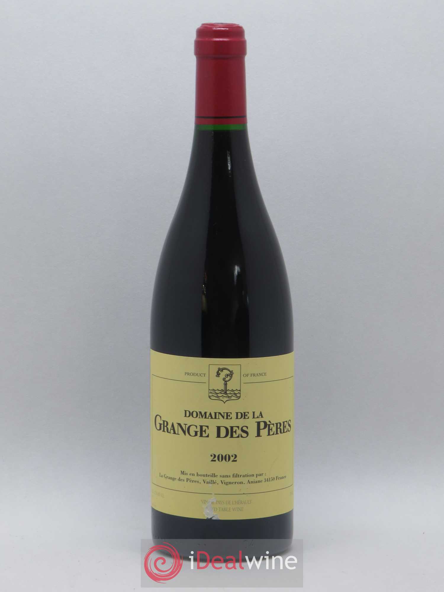 Pays d'Hérault Grange des Pères Laurent Vaillé 2002 - Lot de 1 bouteille - 0