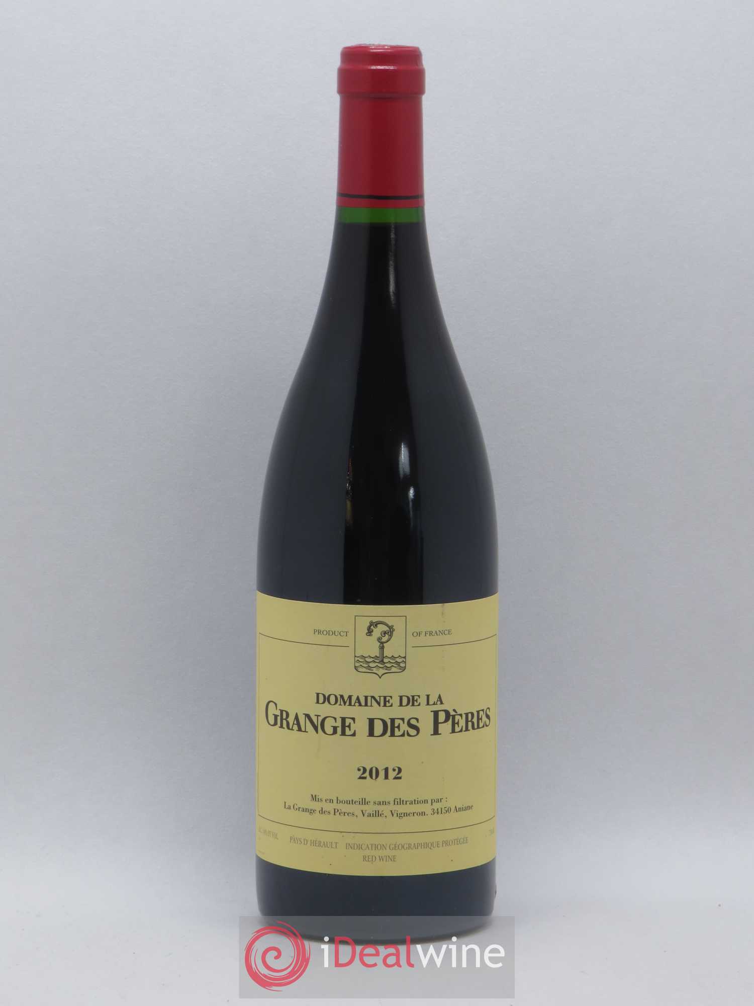 Pays d'Hérault Grange des Pères Laurent Vaillé 2012 - Lot de 1 bouteille - 0