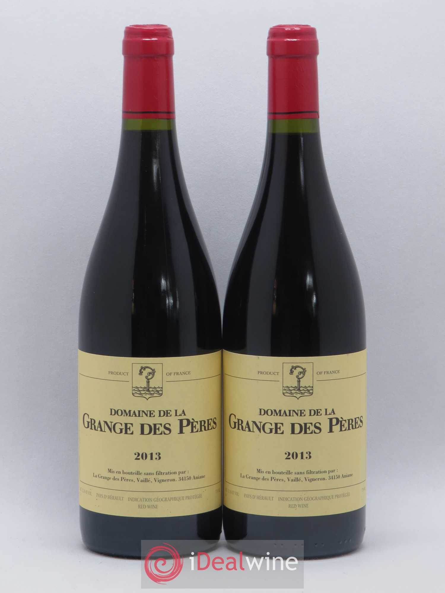 Pays d'Hérault Grange des Pères Laurent Vaillé 2013 - Lot de 2 bouteilles - 0