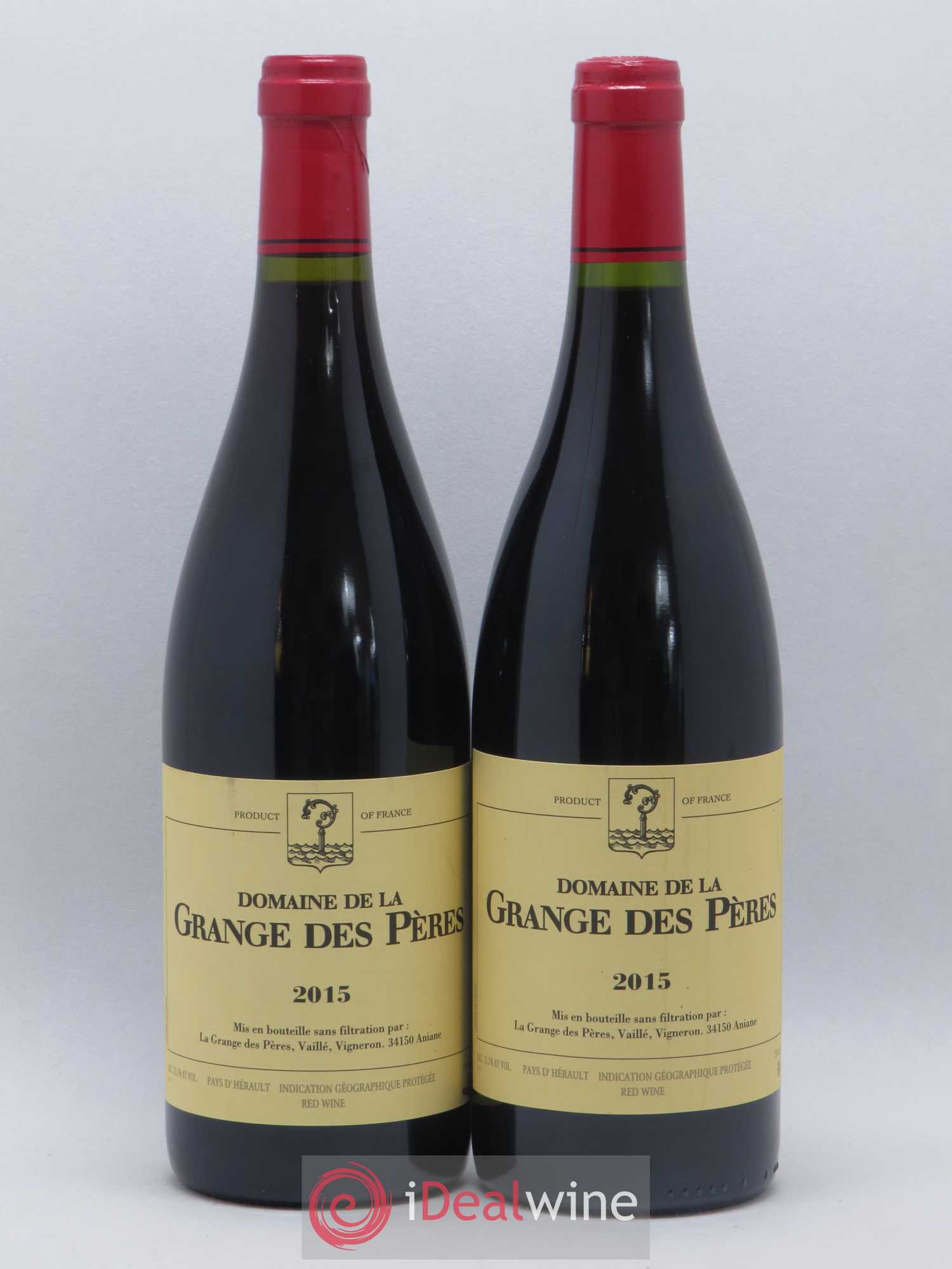Pays d'Hérault Grange des Pères Laurent Vaillé 2015 - Lot de 2 bouteilles - 0
