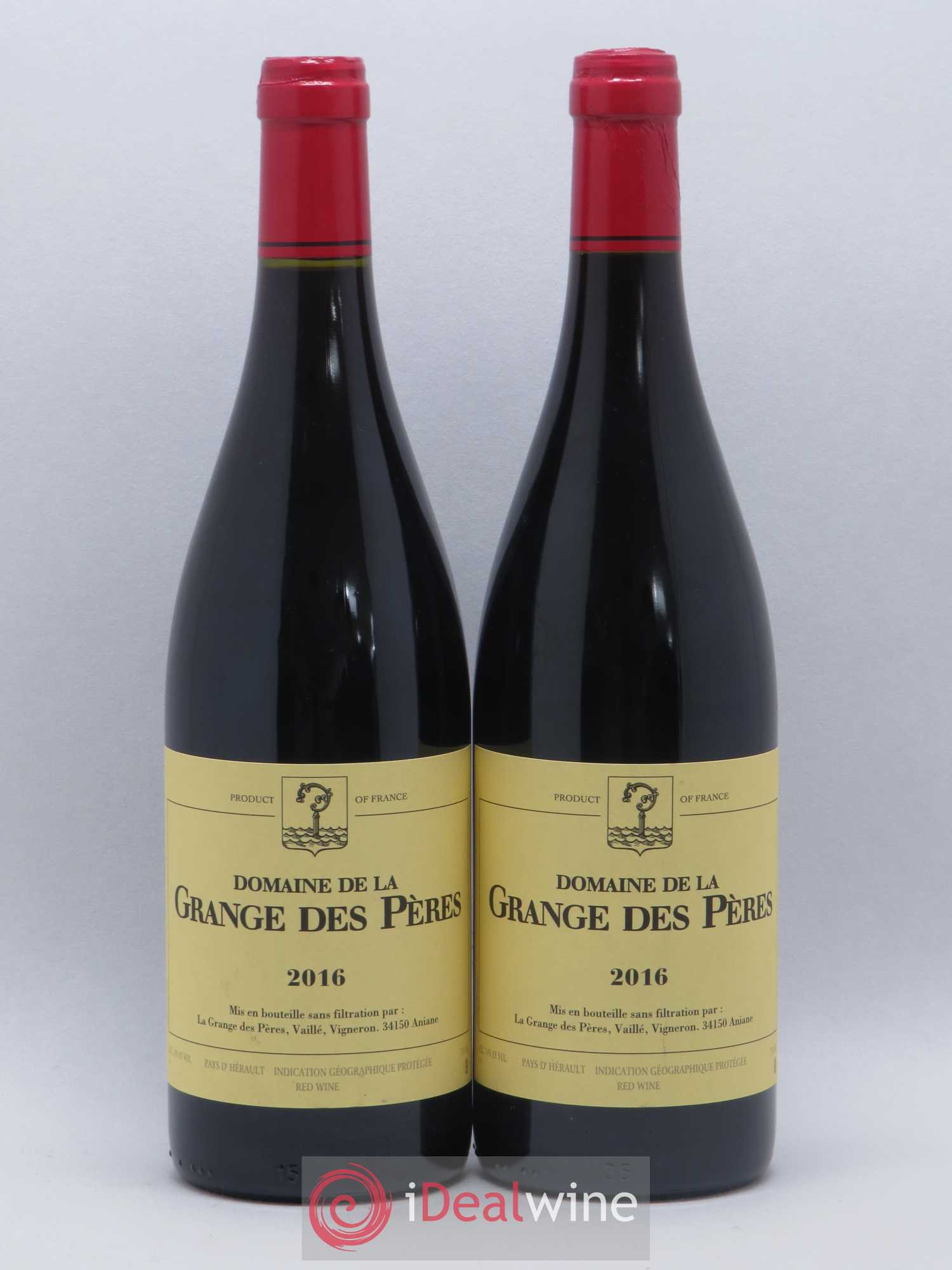 Pays d'Hérault Grange des Pères Laurent Vaillé 2016 - Lot de 2 bouteilles - 0