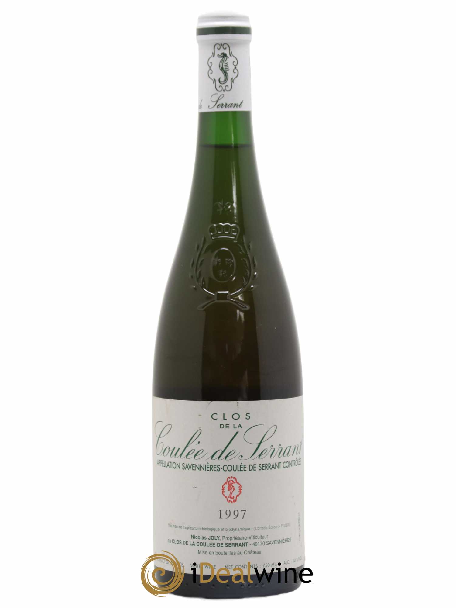 Savennières Clos de la Coulée de Serrant Vignobles de la Coulée de Serrant - Nicolas Joly 1997 - Lot de 1 bouteille - 0
