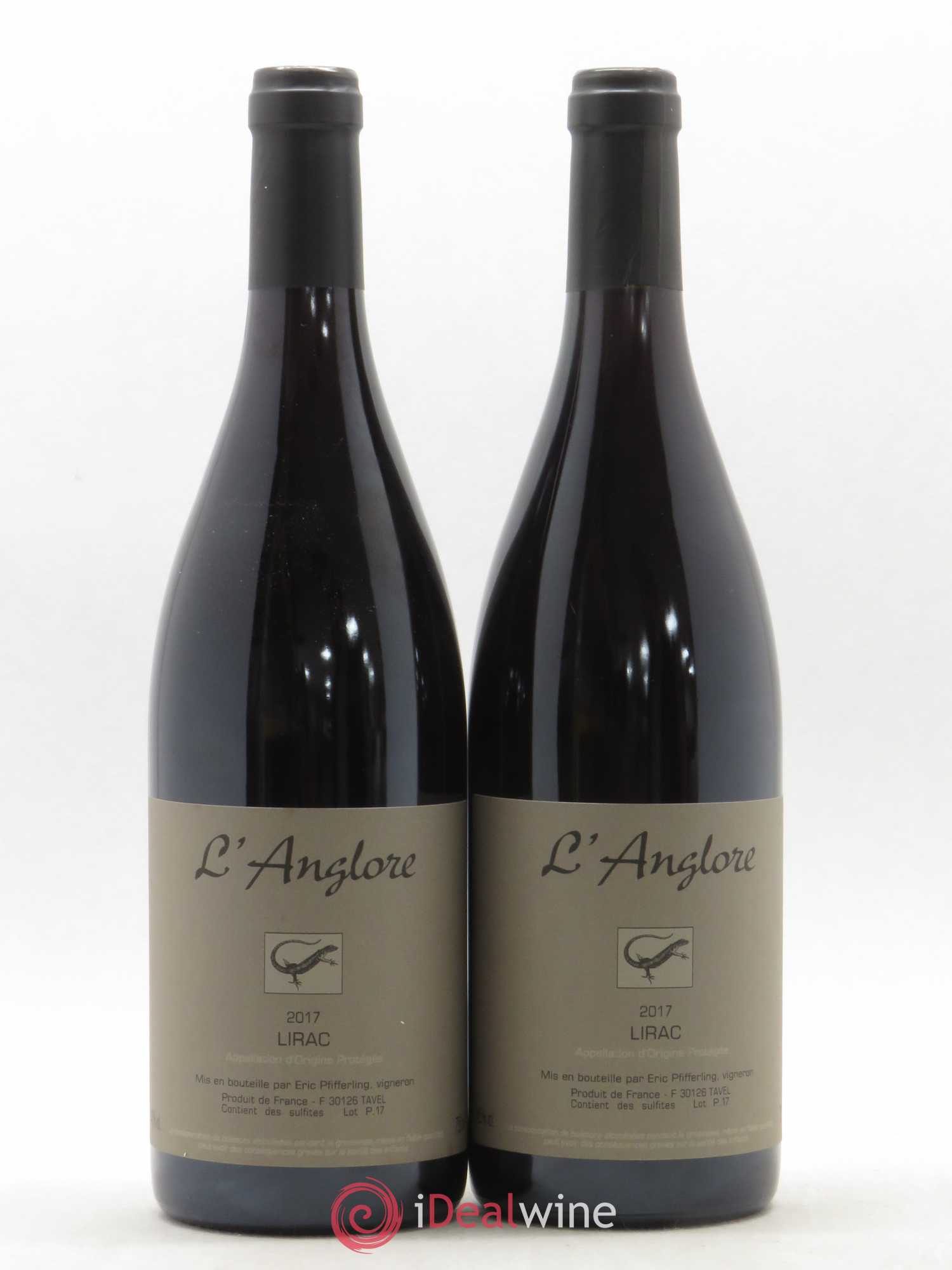 Lirac L'Anglore 2017 - Lot de 2 bouteilles - 0