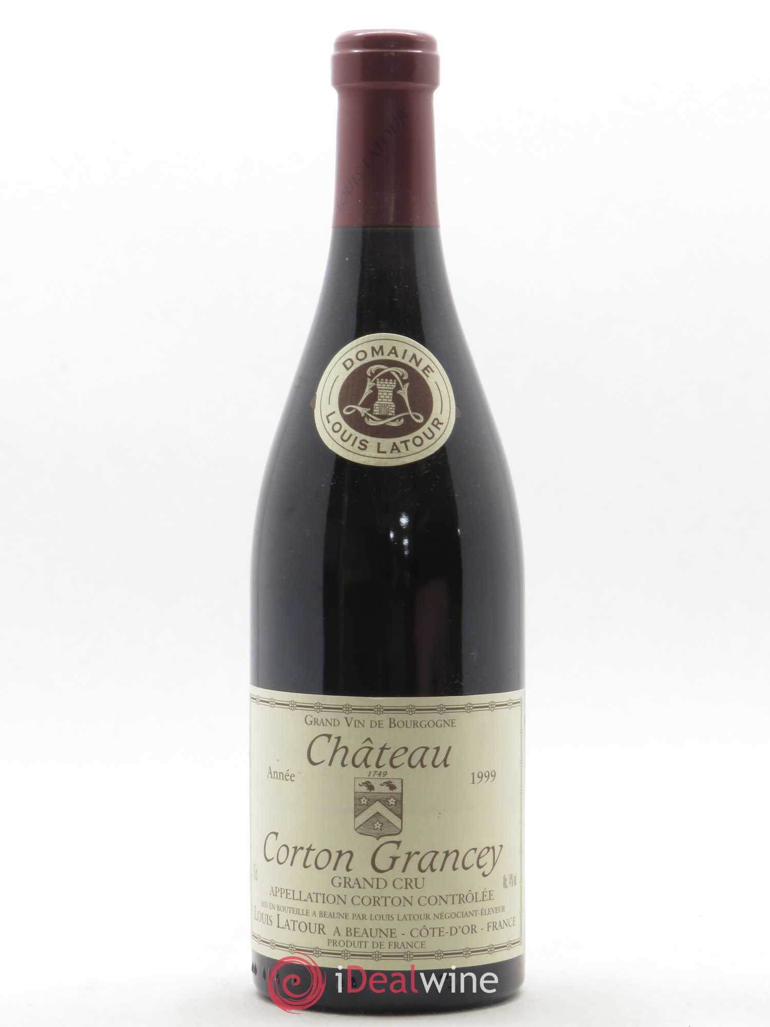 Corton Grand Cru Château Corton Grancey Louis Latour 1999 - Lot de 1 bouteille - 0