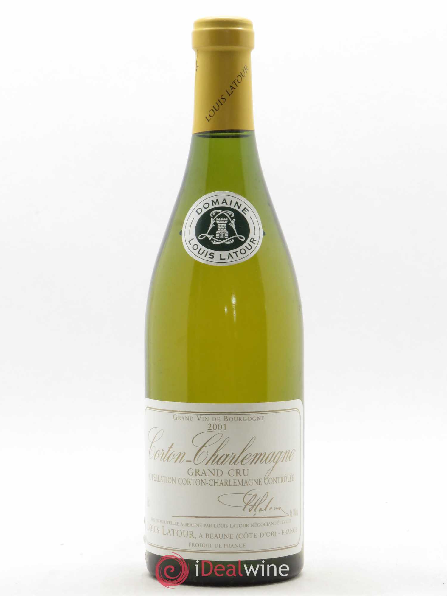 Corton-Charlemagne Grand Cru Louis Latour 2001 - Lot de 1 bouteille - 0