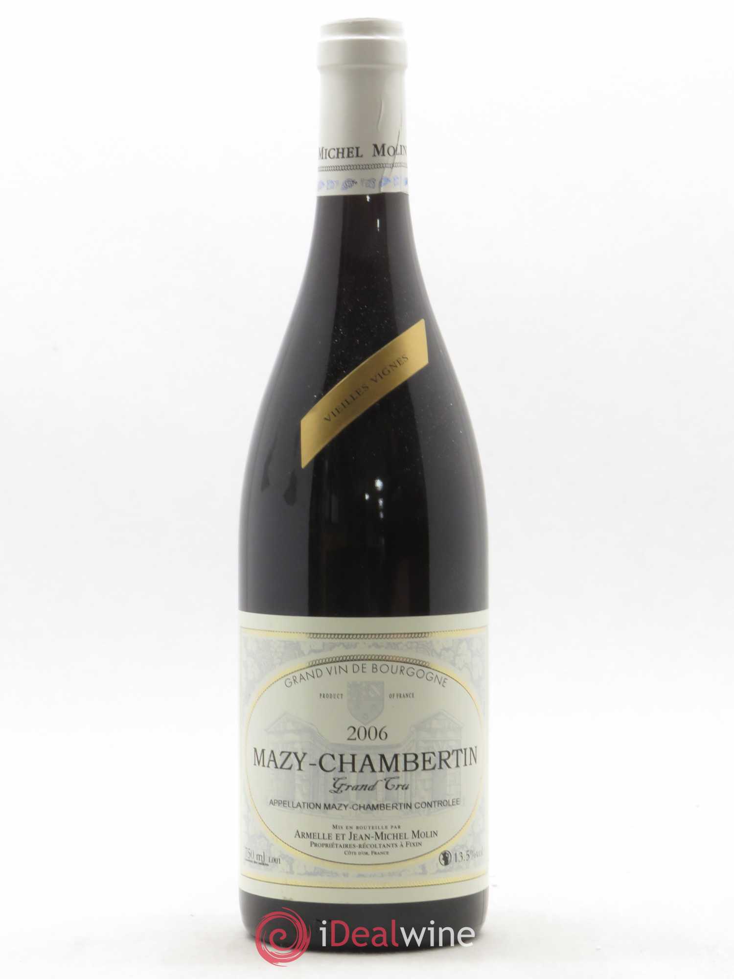 Mazis-Chambertin Grand Cru Domaine Jean Michel Molin 2006 - Posten von 1 Flasche - 0