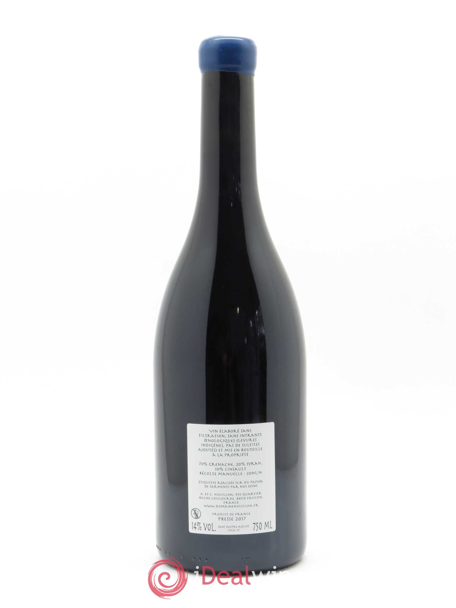 Côtes-du-Rhône Presse Aurélien et Charlotte Houillon 2017 - Lot de 1 bouteille - 1