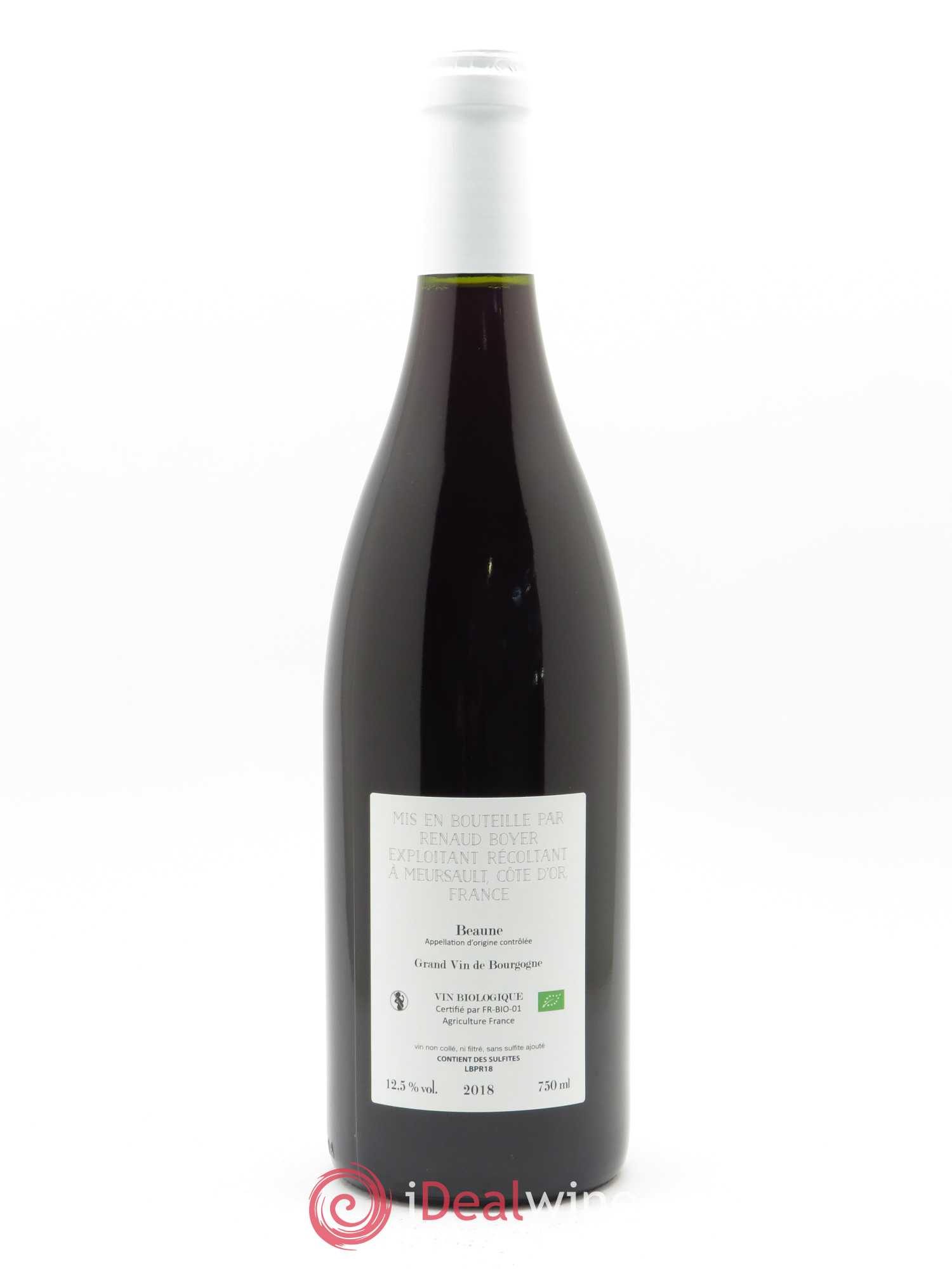 Beaune Les Prévolles Renaud Boyer 2018 - Lot de 1 bouteille - 1