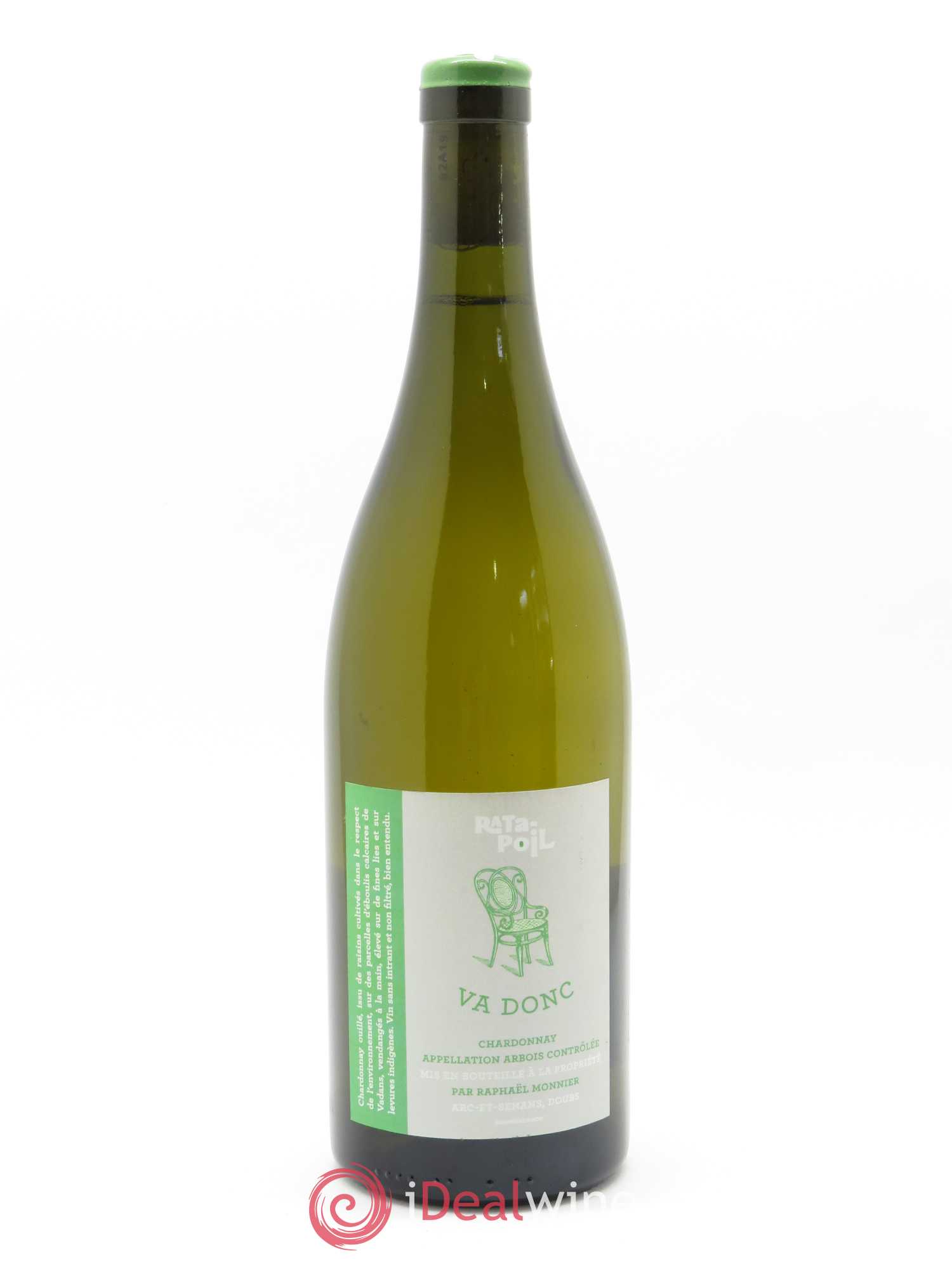 Arbois Va donc Chardonnay Ratapoil 2018 - Lot de 1 bouteille - 0