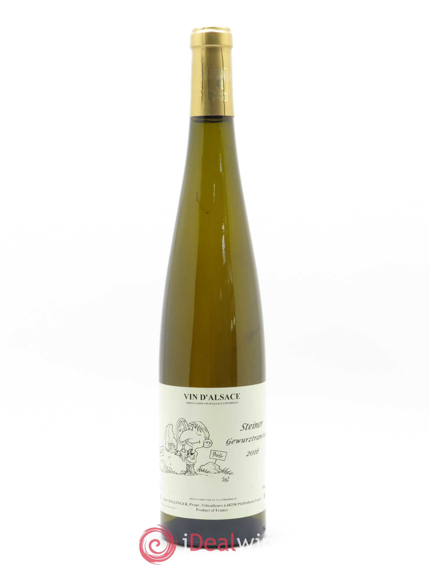 Gewurztraminer Steiner Ginglinger 2016 - Lot of 1 bottle - 0
