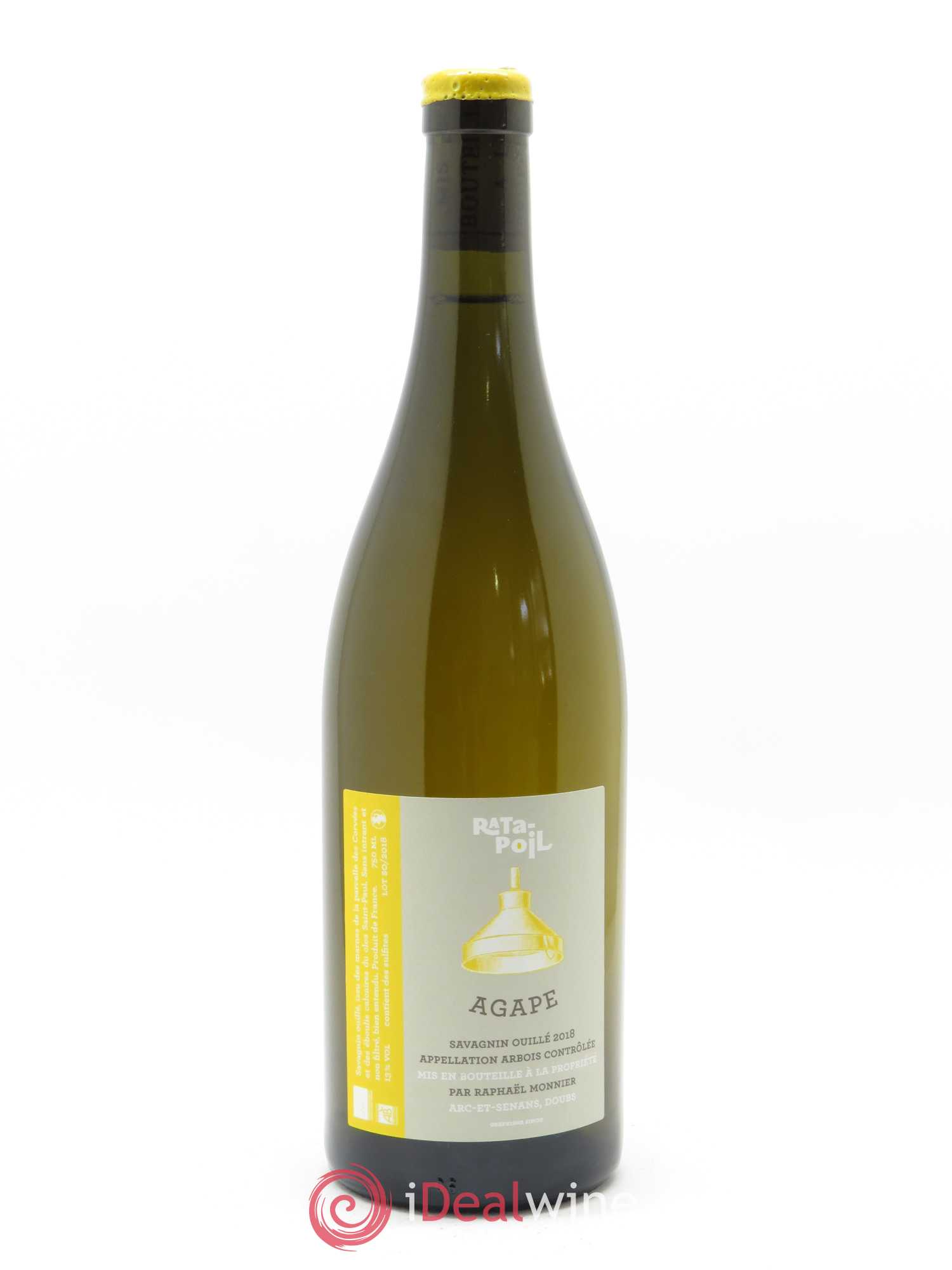 Arbois Savagnin Agape Ratapoil 2018 - Lot de 1 bouteille - 0
