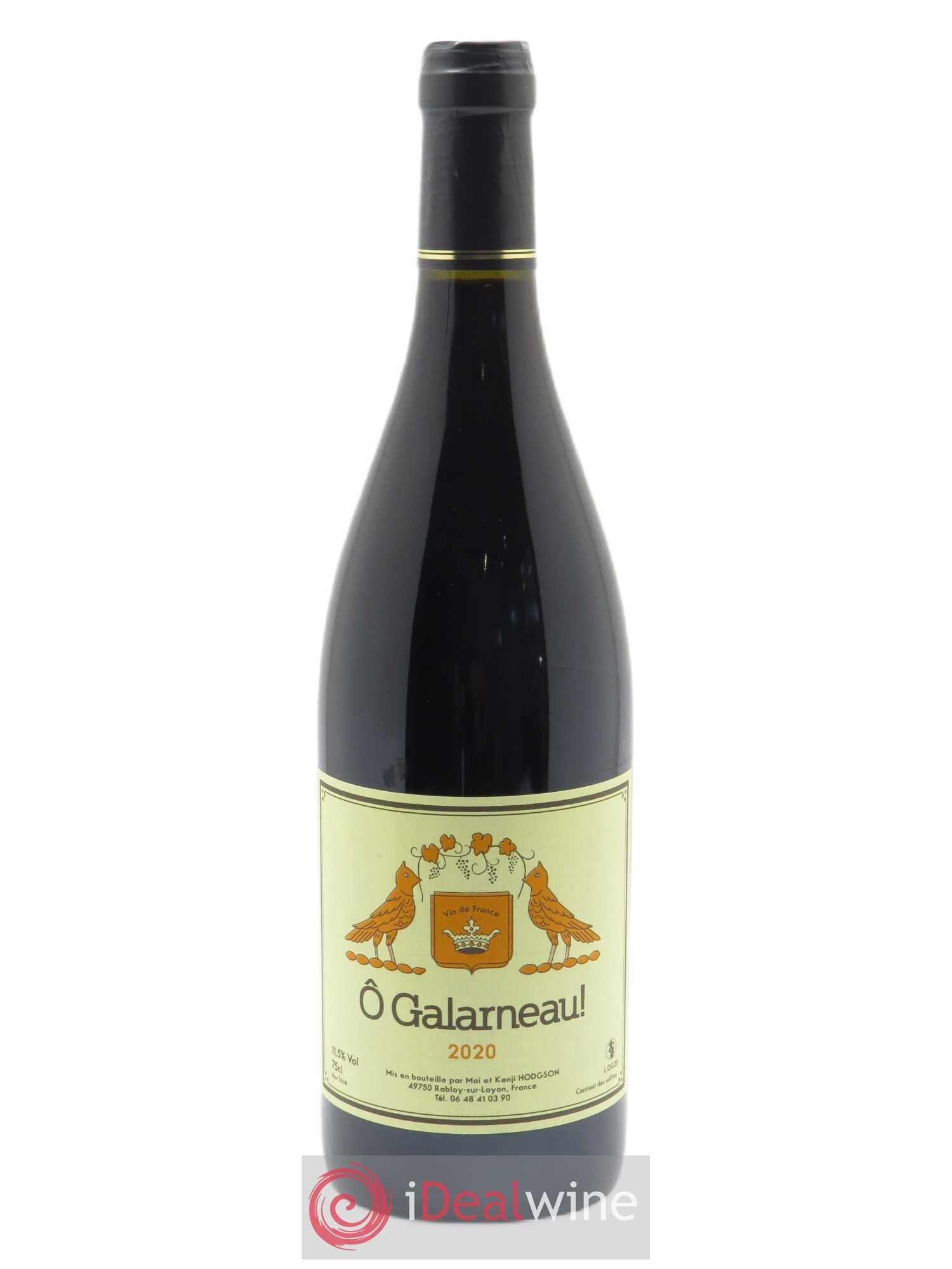 Vin de France O Galarneau Mai & Kenji Hodgson 2020 - Lot of 1 bottle - 0