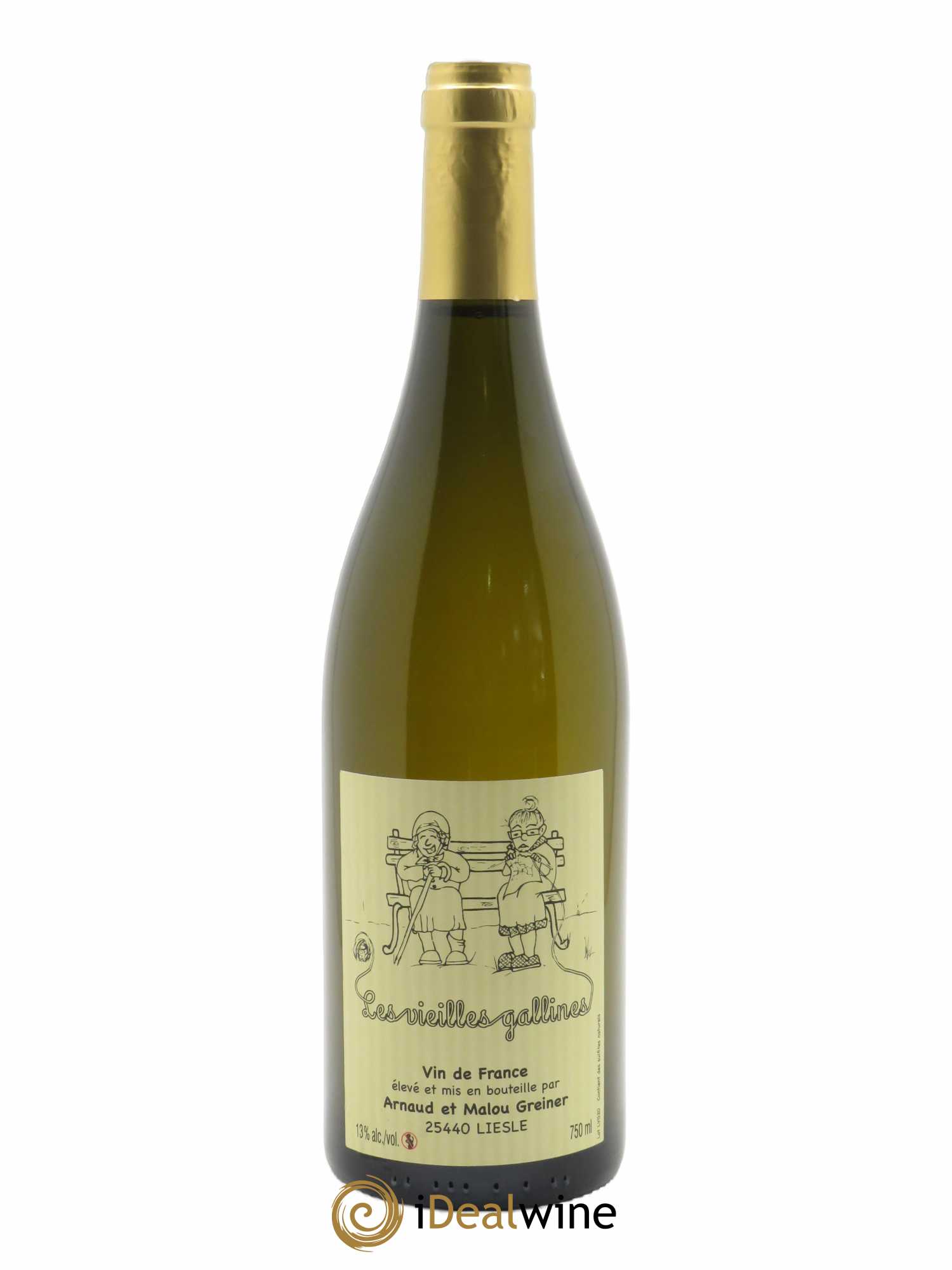 Vin de France Les Vieilles Galines Arnaud & Malou Greiner 2020 - Lot de 1 bouteille - 0