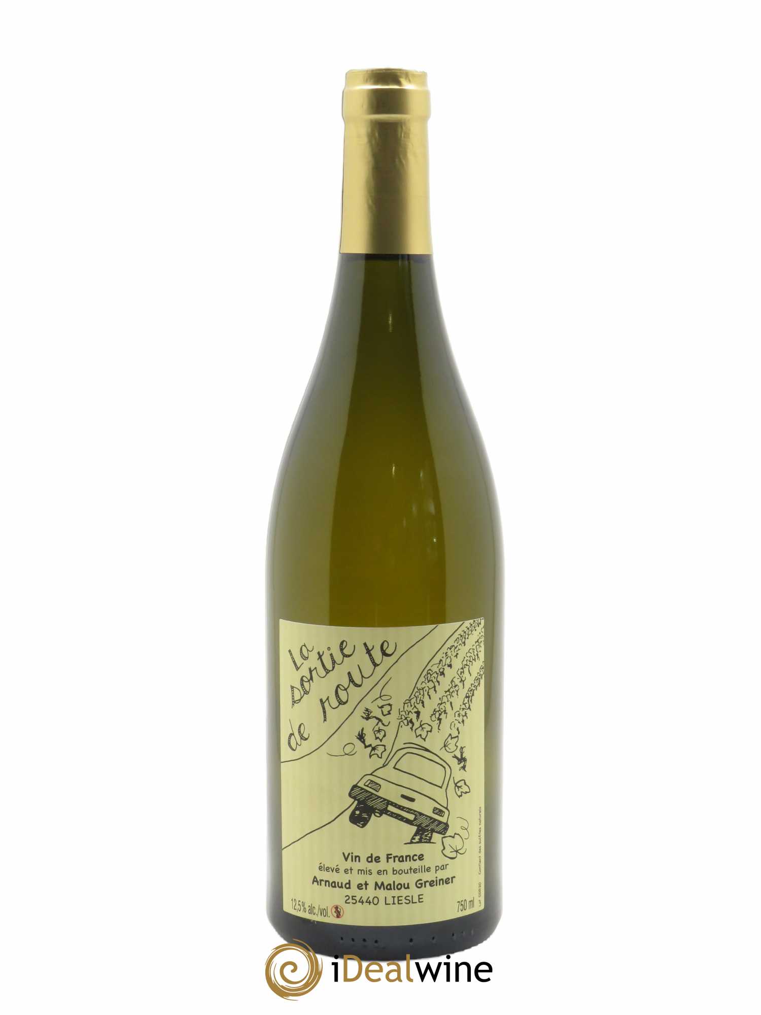 Vin de France Sortie de Route Arnaud & Malou Greiner 2020 - Lot de 1 bouteille - 0