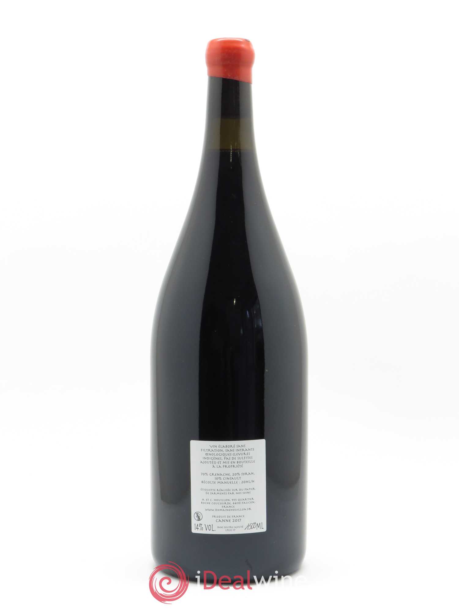 Côtes-du-Rhône Canne Aurélien et Charlotte Houillon 2017 - Lot de 1 magnum - 1