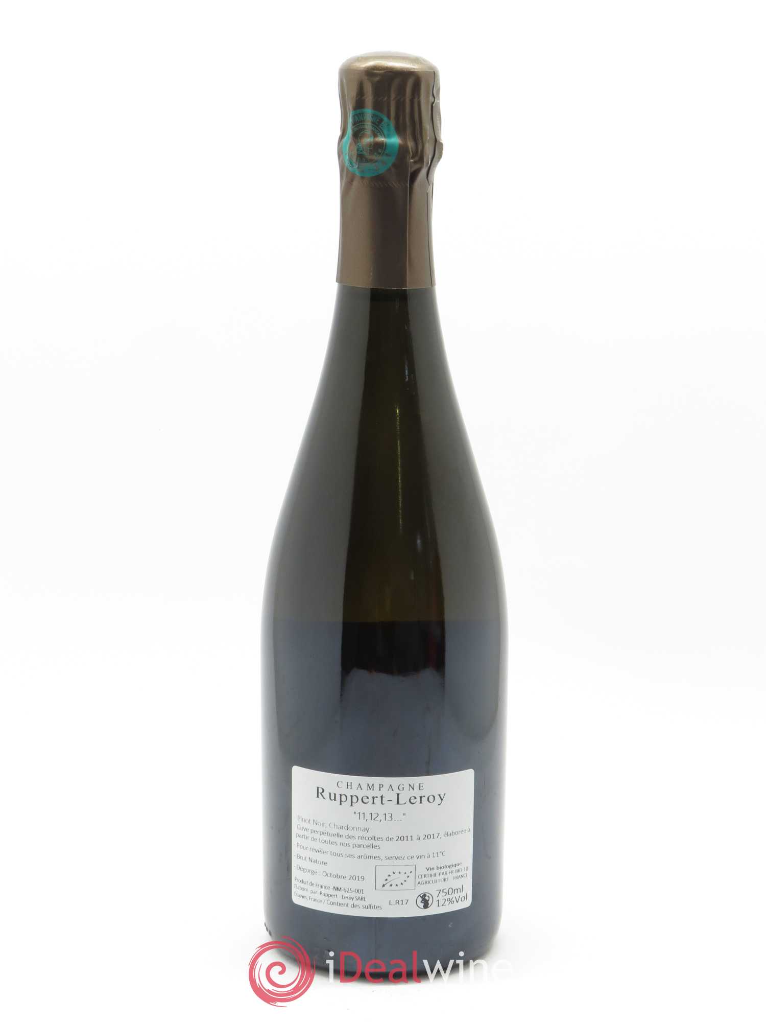 Brut Nature 11,12,13... Ruppert-Leroy - Lot de 1 bouteille - 1
