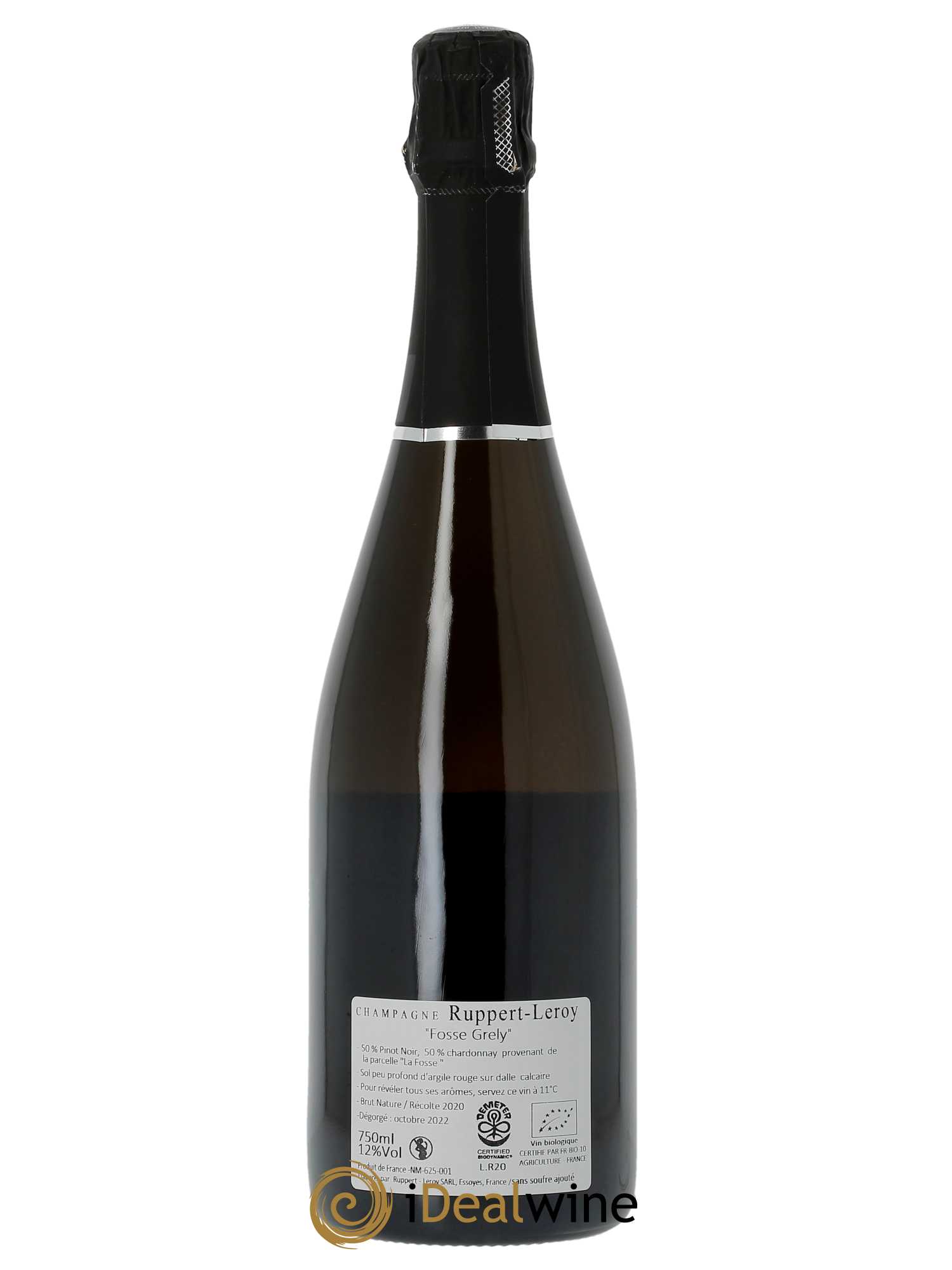 Fosse-Grely Brut Nature Ruppert-Leroy 2020 - Lot de 1 bouteille - 1