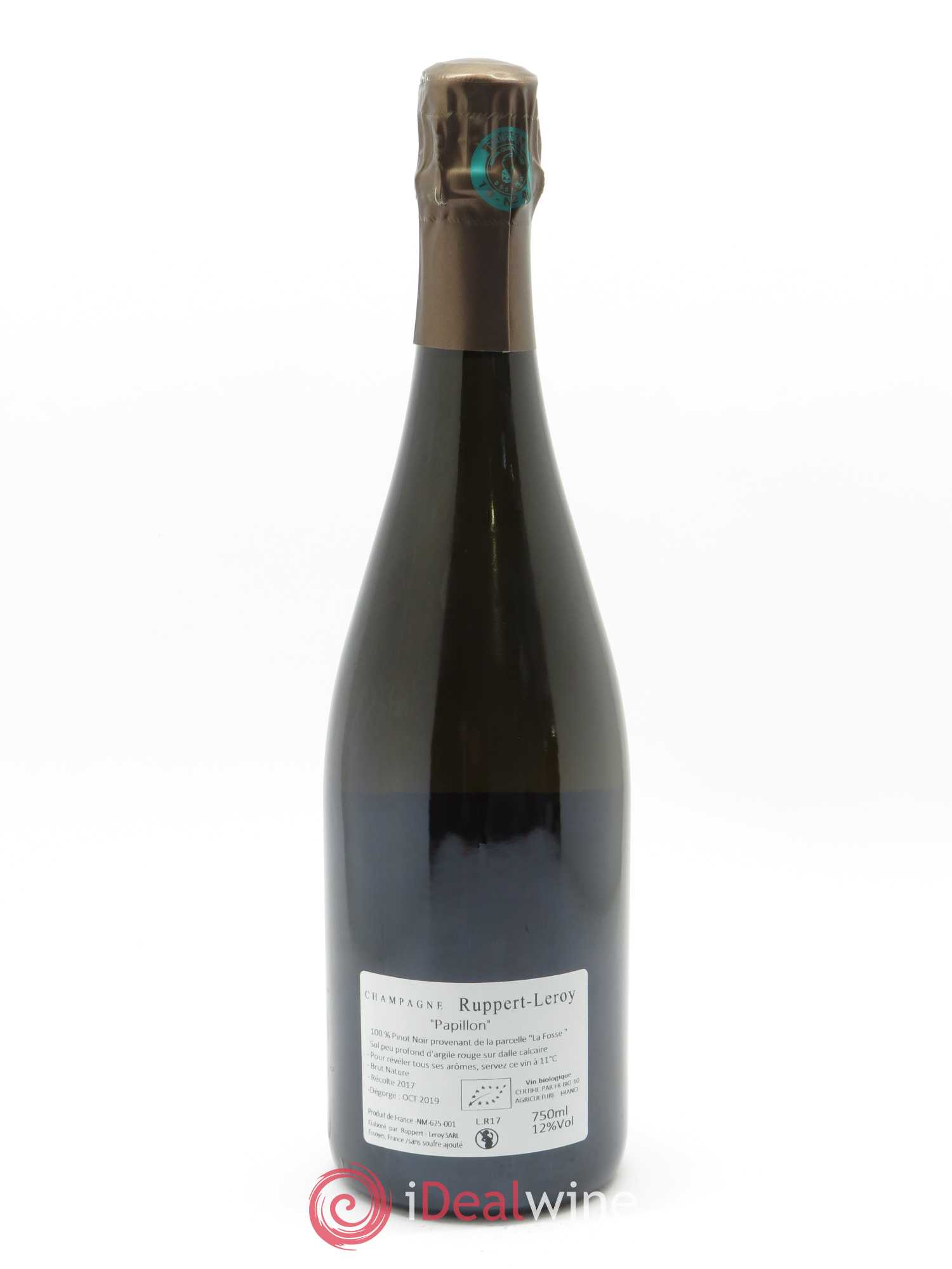 11,12,13... Brut Nature Ruppert-Leroy 2017 - Lot of 1 bottle - 1