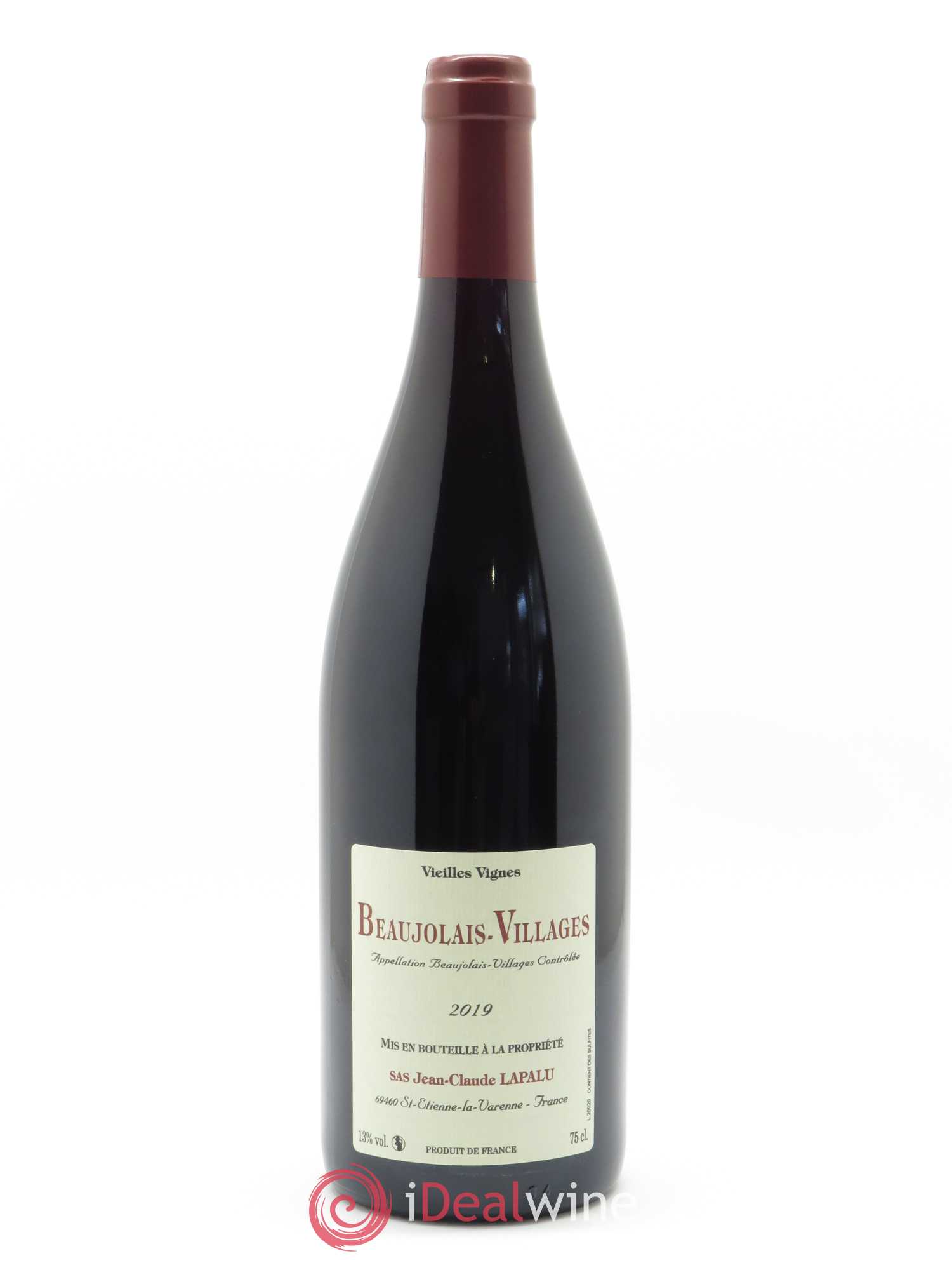 Beaujolais-Villages Vieilles Vignes Jean-Claude Lapalu 2019 - Lot de 1 bouteille - 0