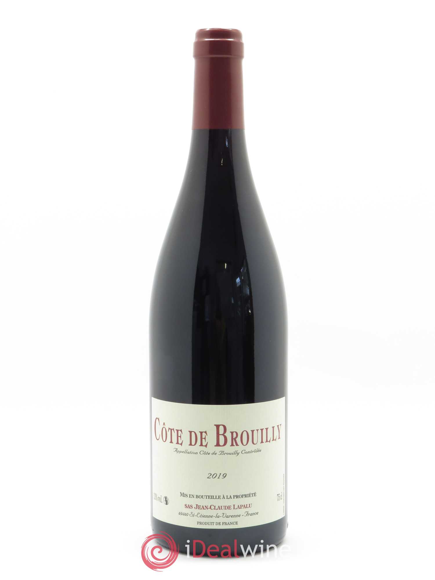 Côte de Brouilly Jean-Claude Lapalu  2019 - Lot de 1 bouteille - 0