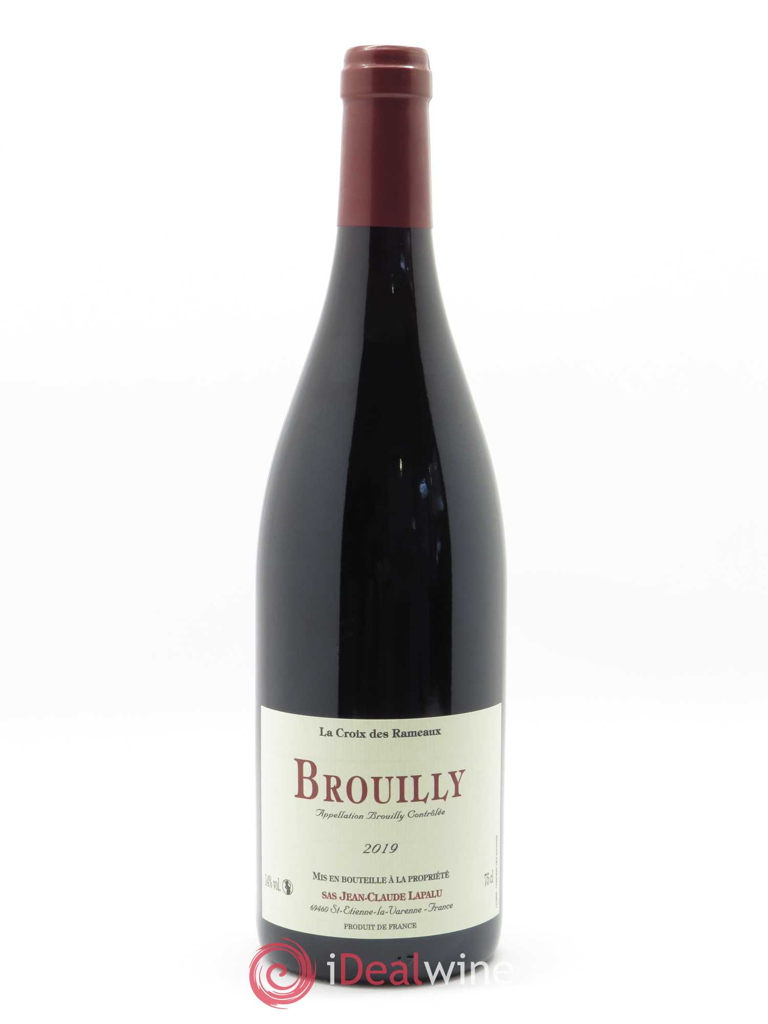 Brouilly La Croix des Rameaux Jean-Claude Lapalu 2019 - Lot de 1 bouteille - 0