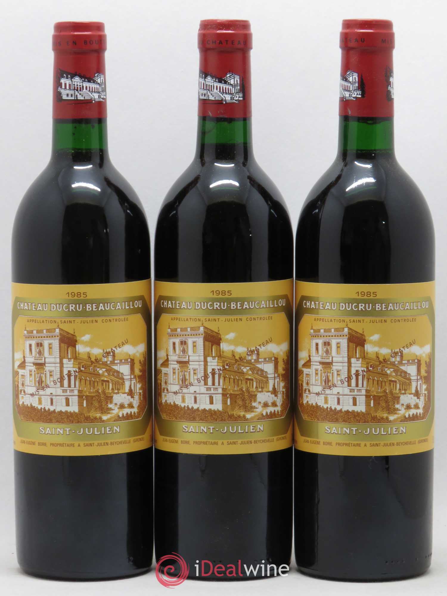 Château Ducru Beaucaillou 2ème Grand Cru Classé 1985 - Lot de 3 bouteilles - 0