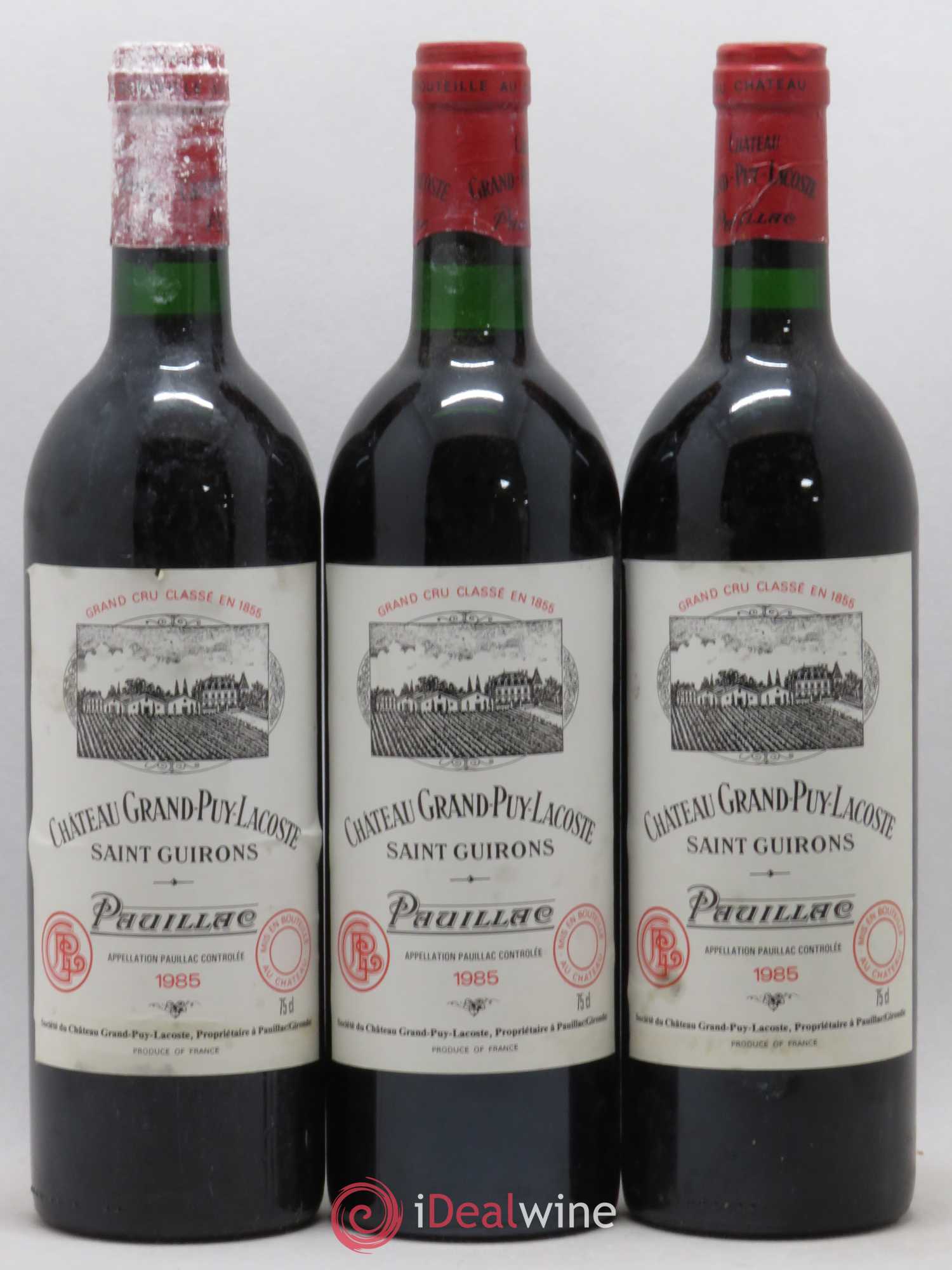 Château Grand Puy Lacoste 5ème Grand Cru Classé 1985 - Lot de 12 bouteilles - 4