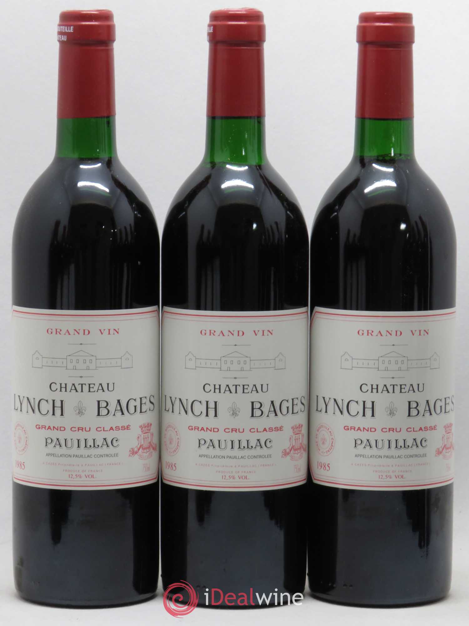 Château Lynch Bages 5ème Grand Cru Classé 1985 - Lot de 12 bouteilles - 1