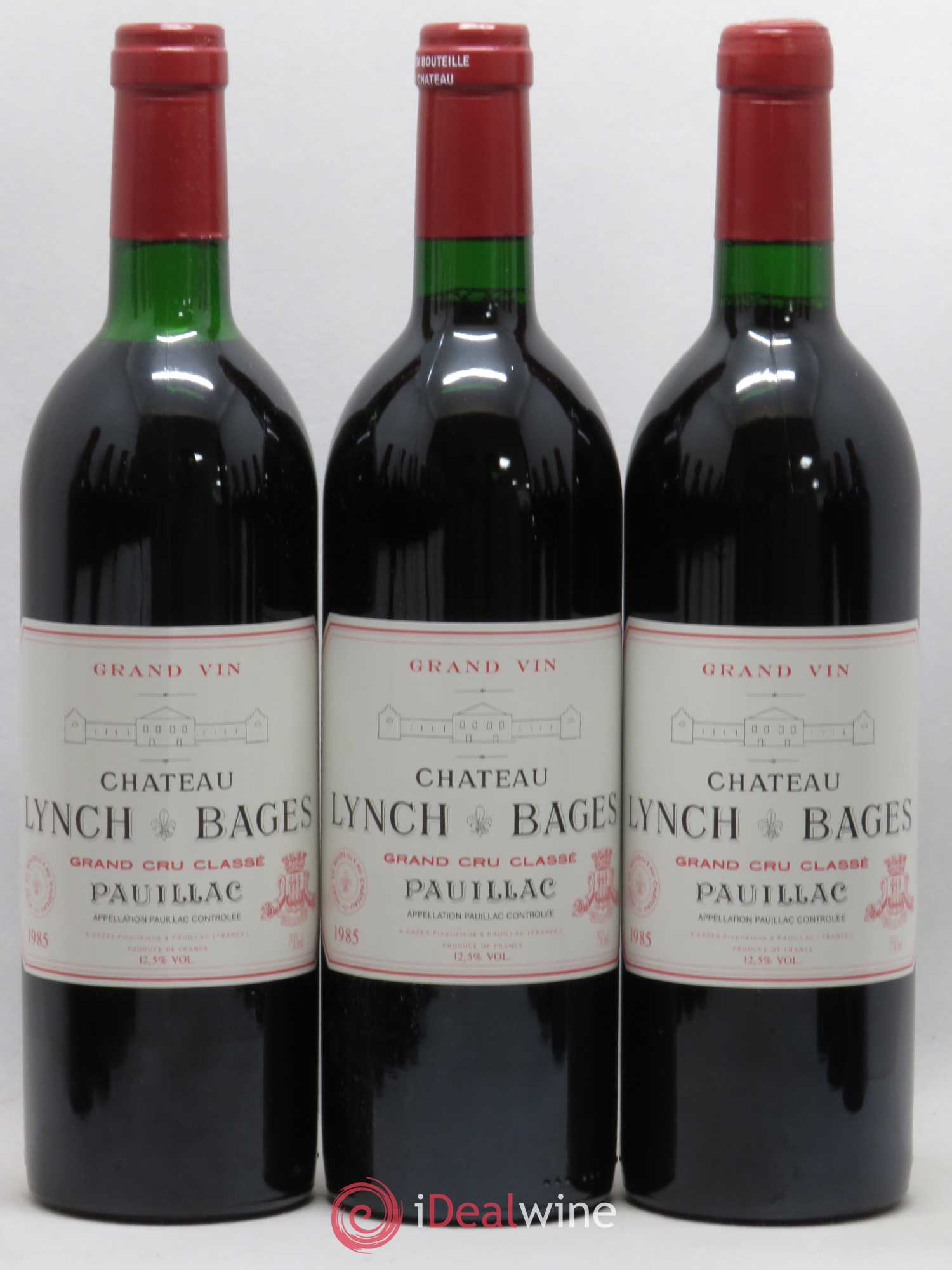 Château Lynch Bages 5ème Grand Cru Classé 1985 - Lot de 12 bouteilles - 3