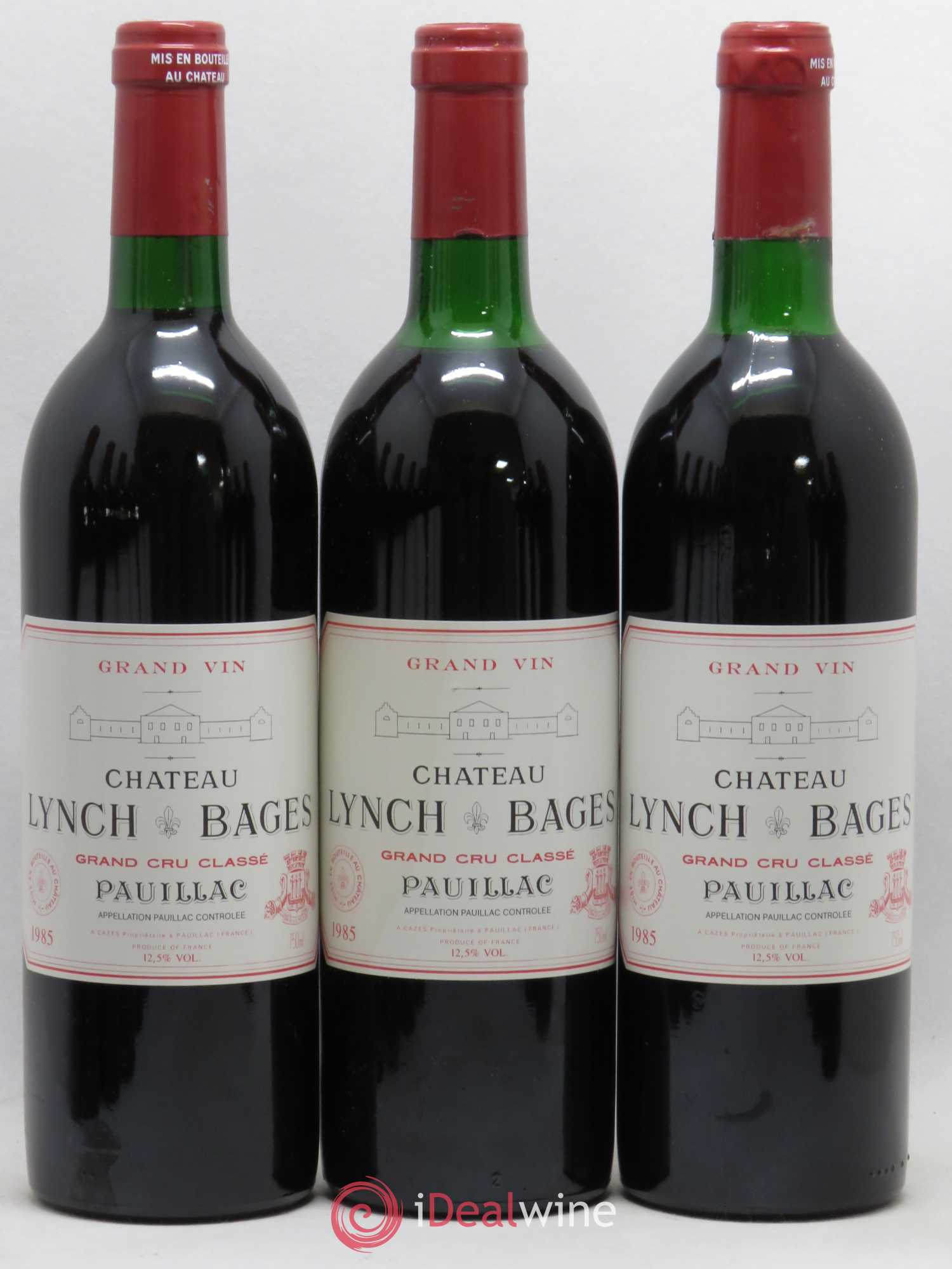 Château Lynch Bages 5ème Grand Cru Classé 1985 - Lot de 12 bouteilles - 4