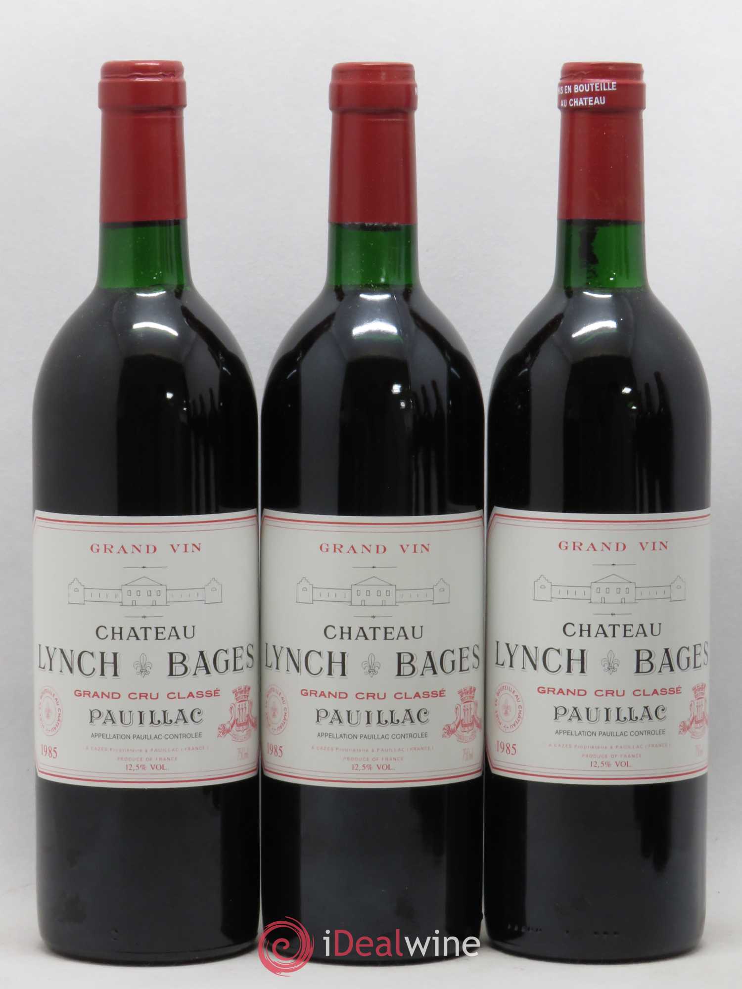 Château Lynch Bages 5ème Grand Cru Classé 1985 - Lot de 6 bouteilles - 1