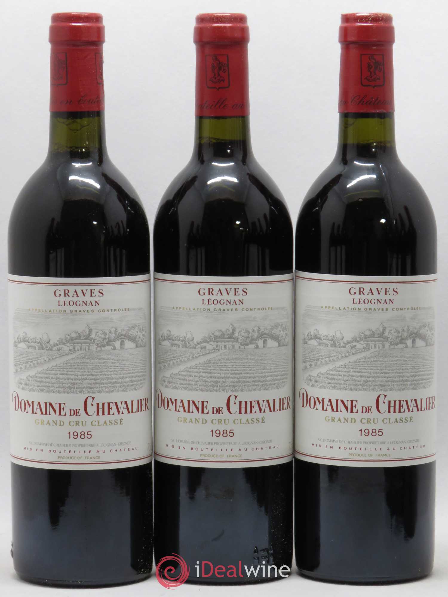 Domaine de Chevalier Cru Classé de Graves 1985 - Lot de 12 bouteilles - 1