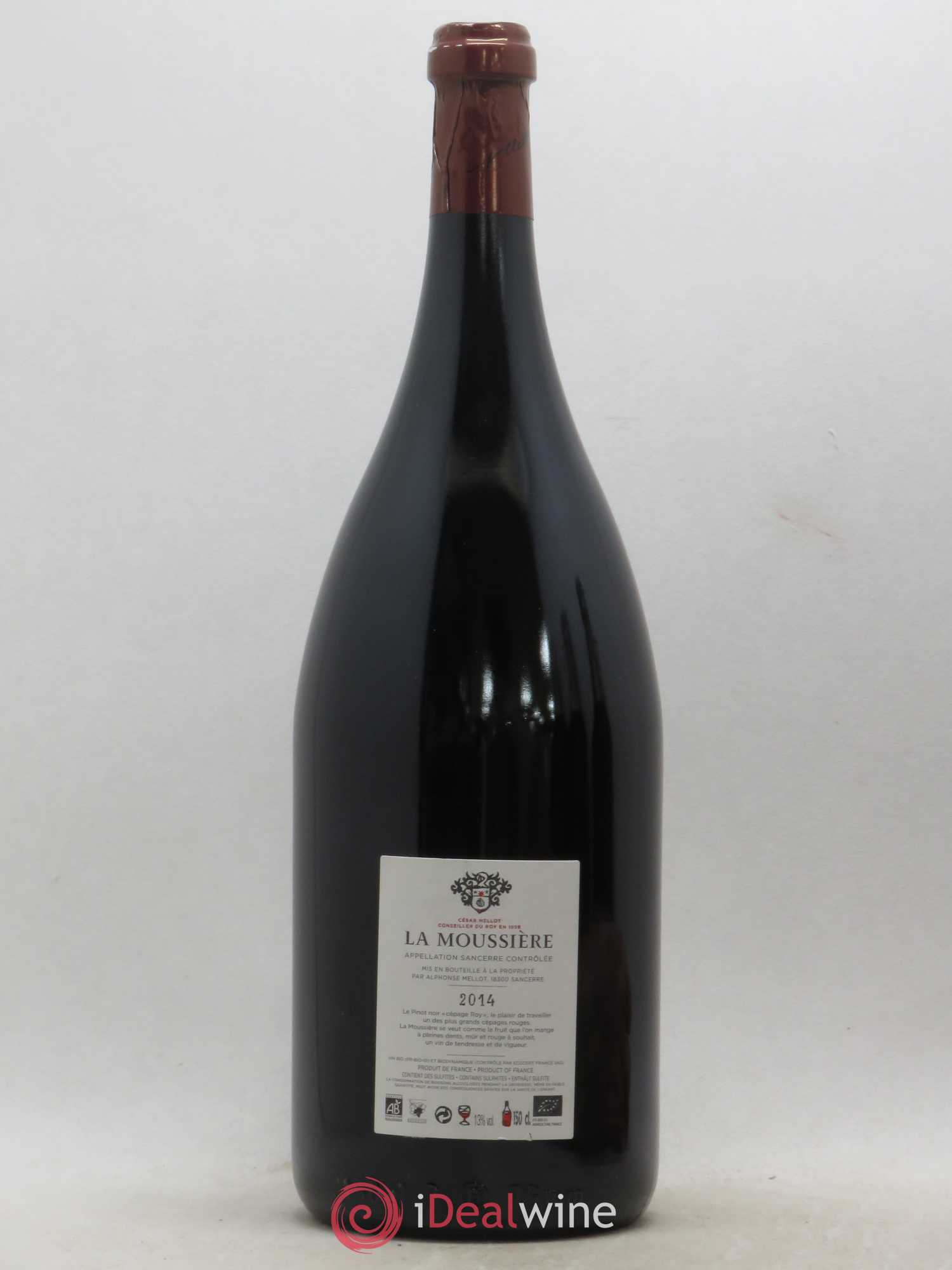 Sancerre La Moussière Alphonse Mellot 2014 - Lot de 1 magnum - 1