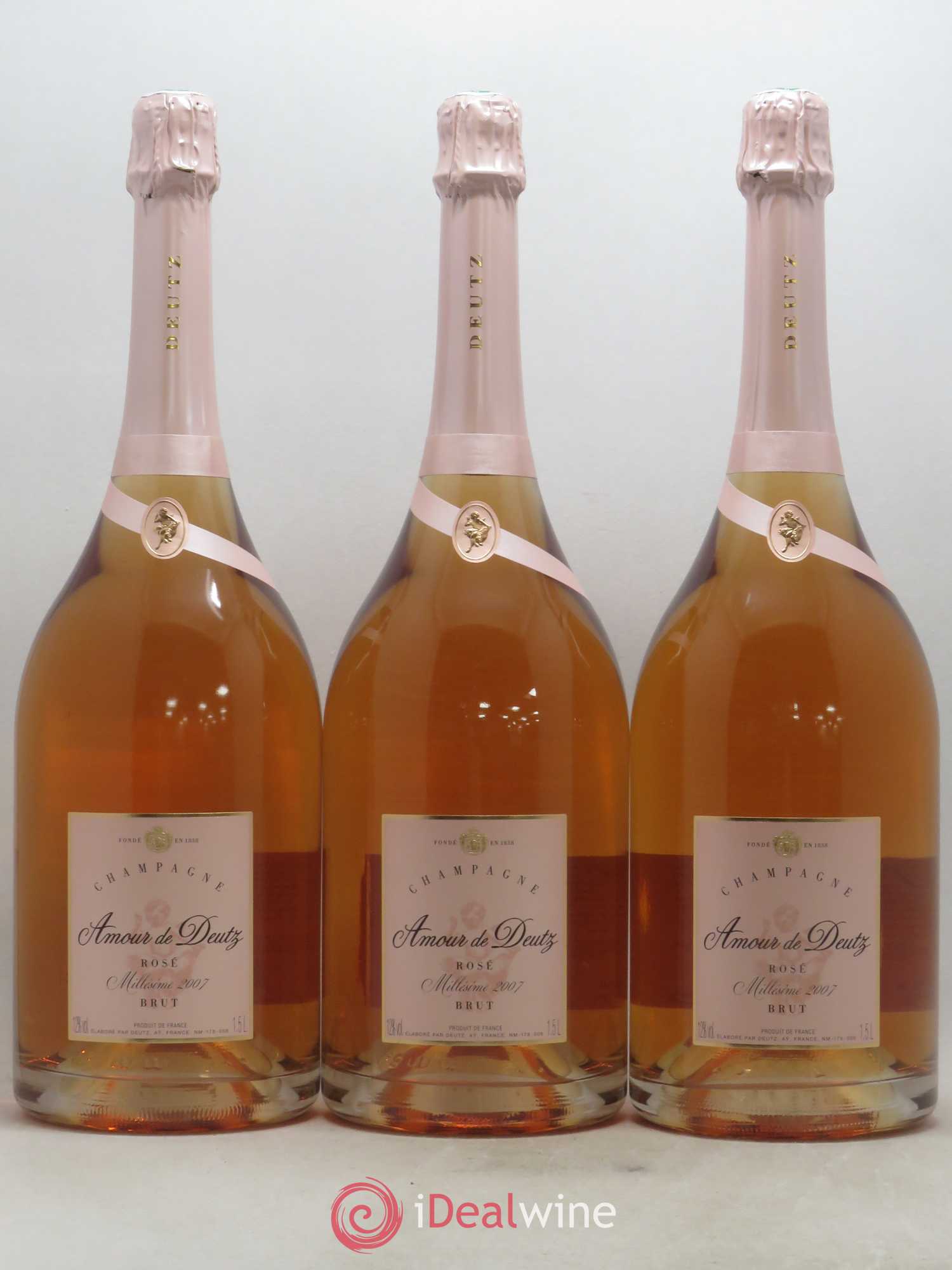Amour de Deutz Brut Deutz 2007 - Lot de 3 magnums - 0