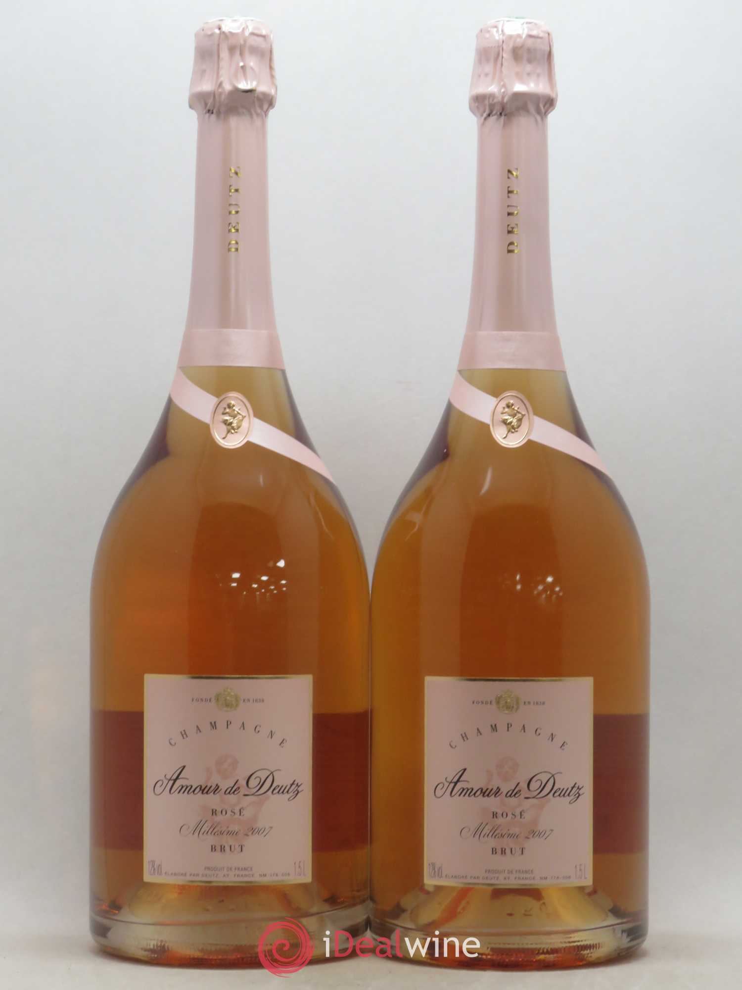 Amour de Deutz Brut Deutz 2007 - Lot of 2 magnums - 0