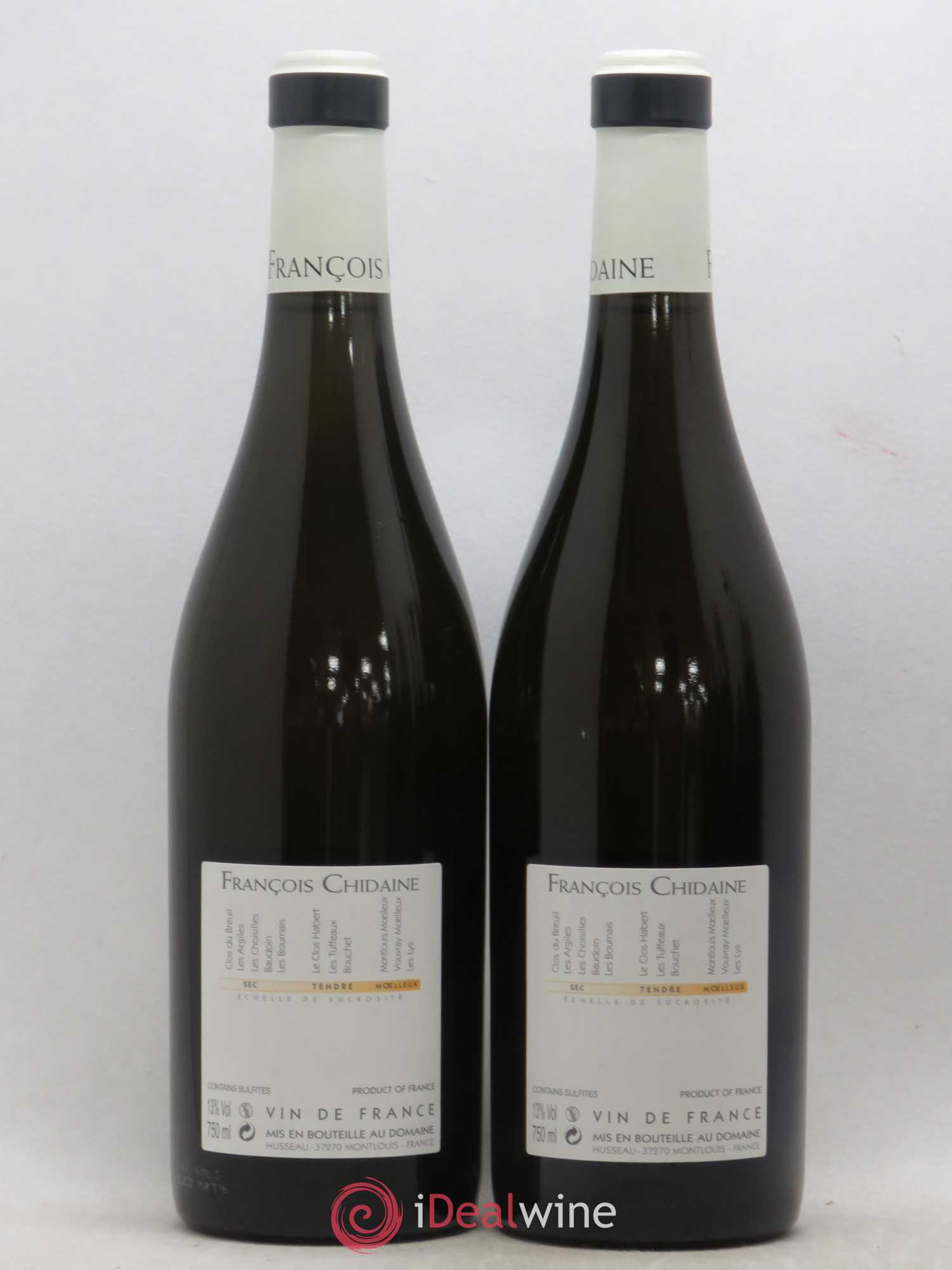 Vin de France Bouchet François Chidaine 2015 - Lot de 2 bouteilles - 1