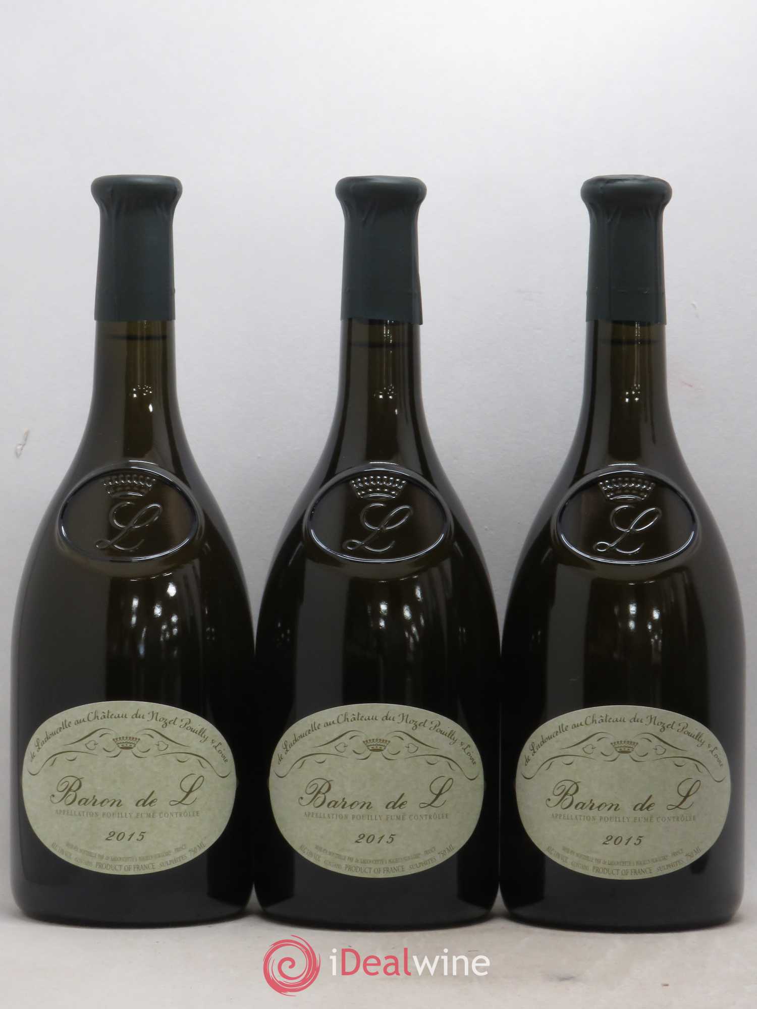 Pouilly-Fumé Baron de L Patrick de Ladoucette 2015 - Lot de 6 bouteilles - 1