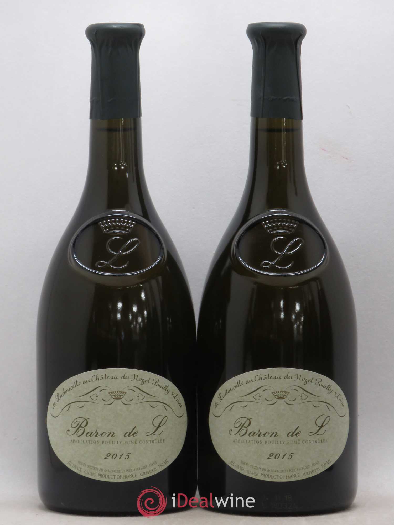 Pouilly-Fumé Baron de L Patrick de Ladoucette 2015 - Lot de 2 bouteilles - 0