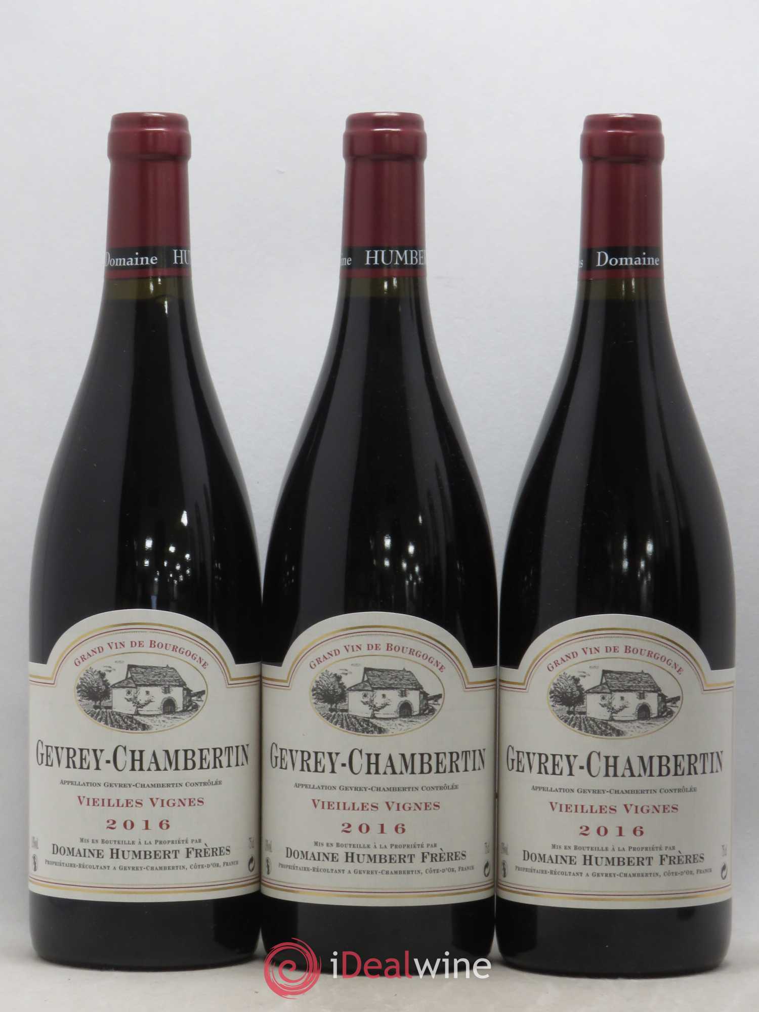 Gevrey-Chambertin Vieilles vignes Humbert (Domaine) 2016 - Lot de 3 bouteilles - 0