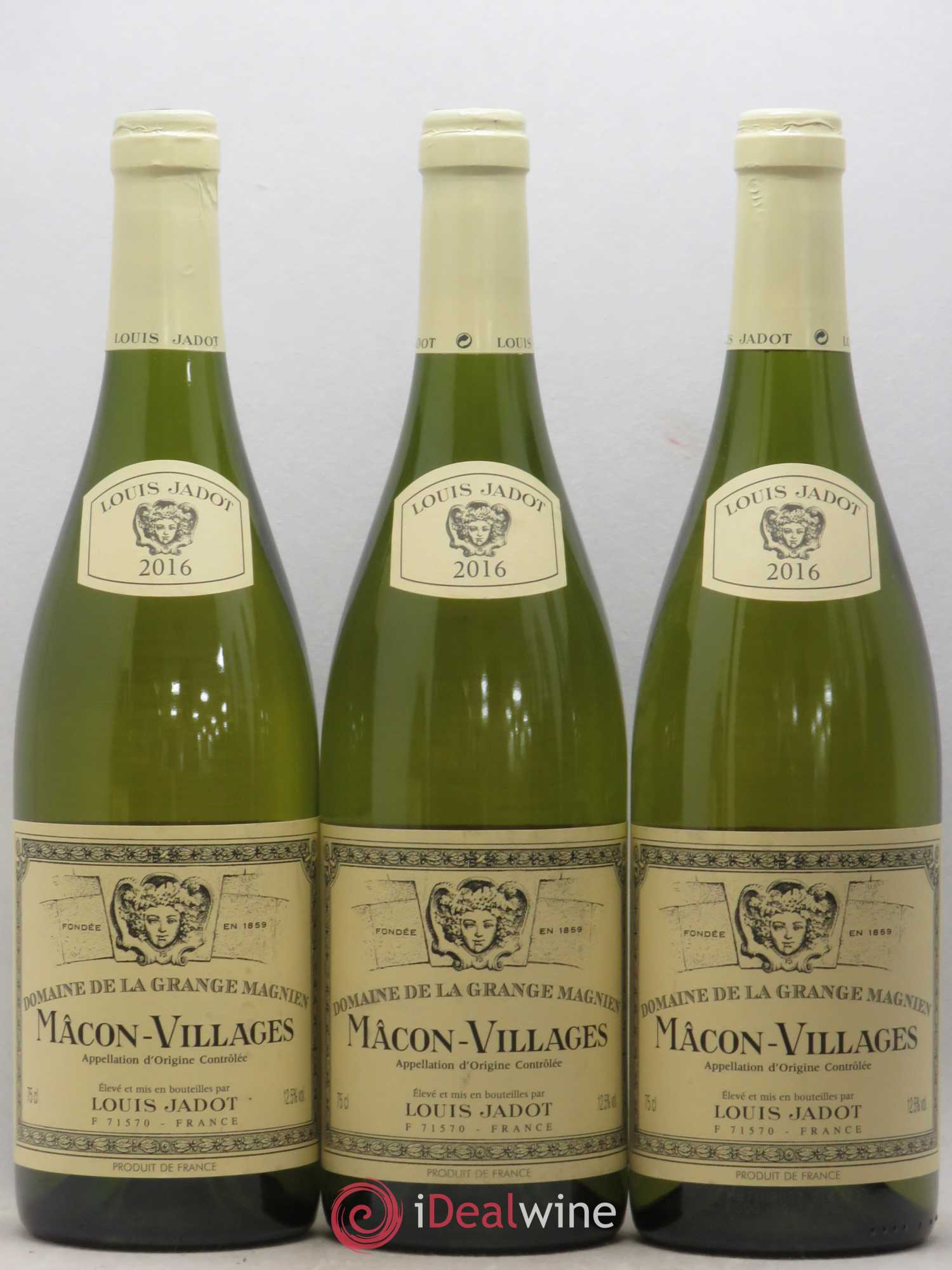Mâcon Grange Magnien Louis Jadot 2016 - Posten von 3 Flaschen - 0