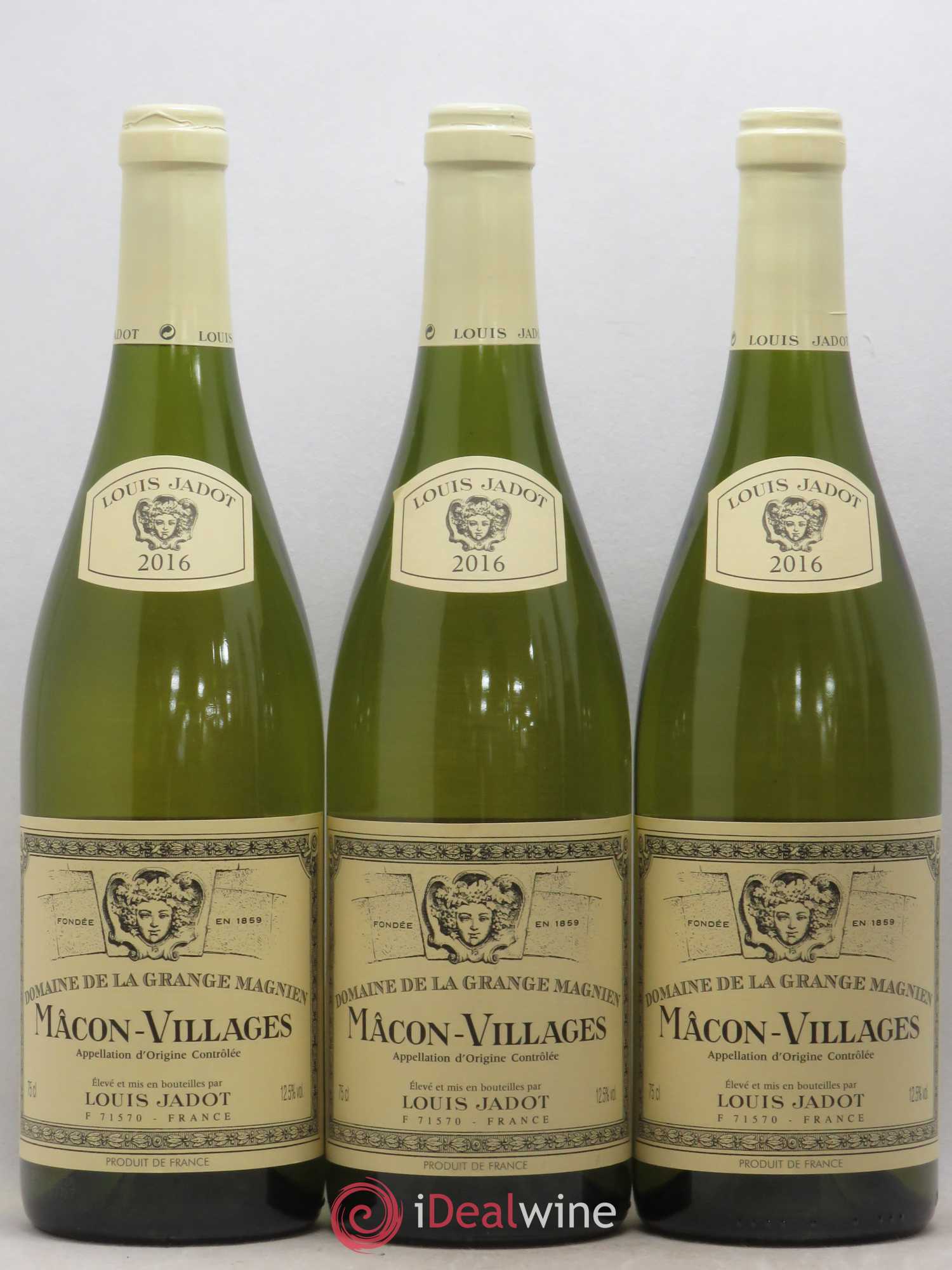 Mâcon Grange Magnien Louis Jadot 2016 - Posten von 3 Flaschen - 0