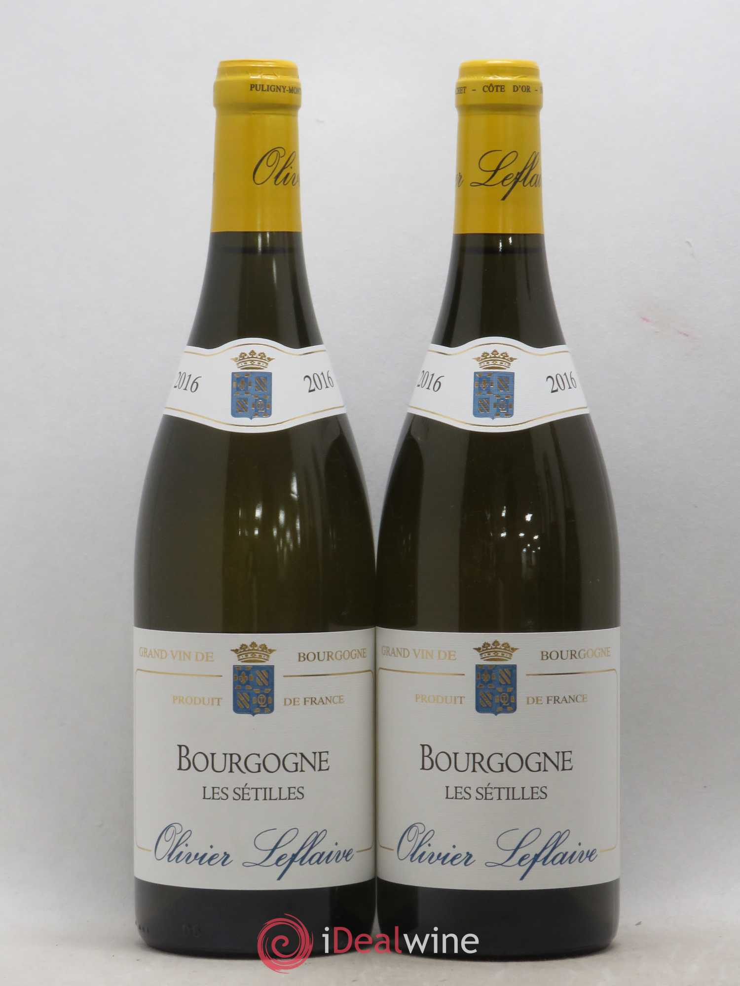 Bourgogne Les Setilles Olivier Leflaive 2016 - Posten von 2 Flaschen - 0