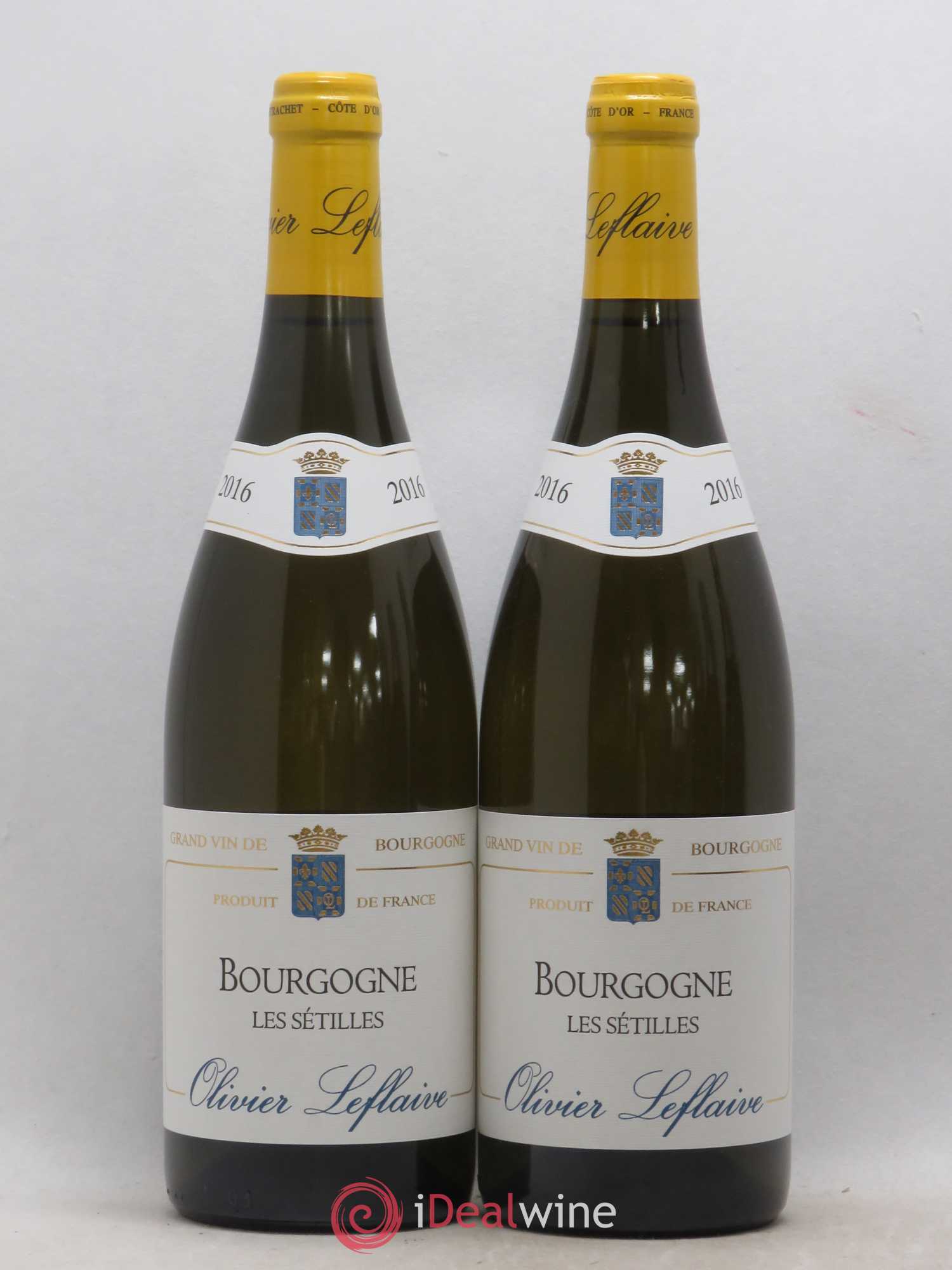 Bourgogne Les Setilles Olivier Leflaive 2016 - Posten von 2 Flaschen - 0