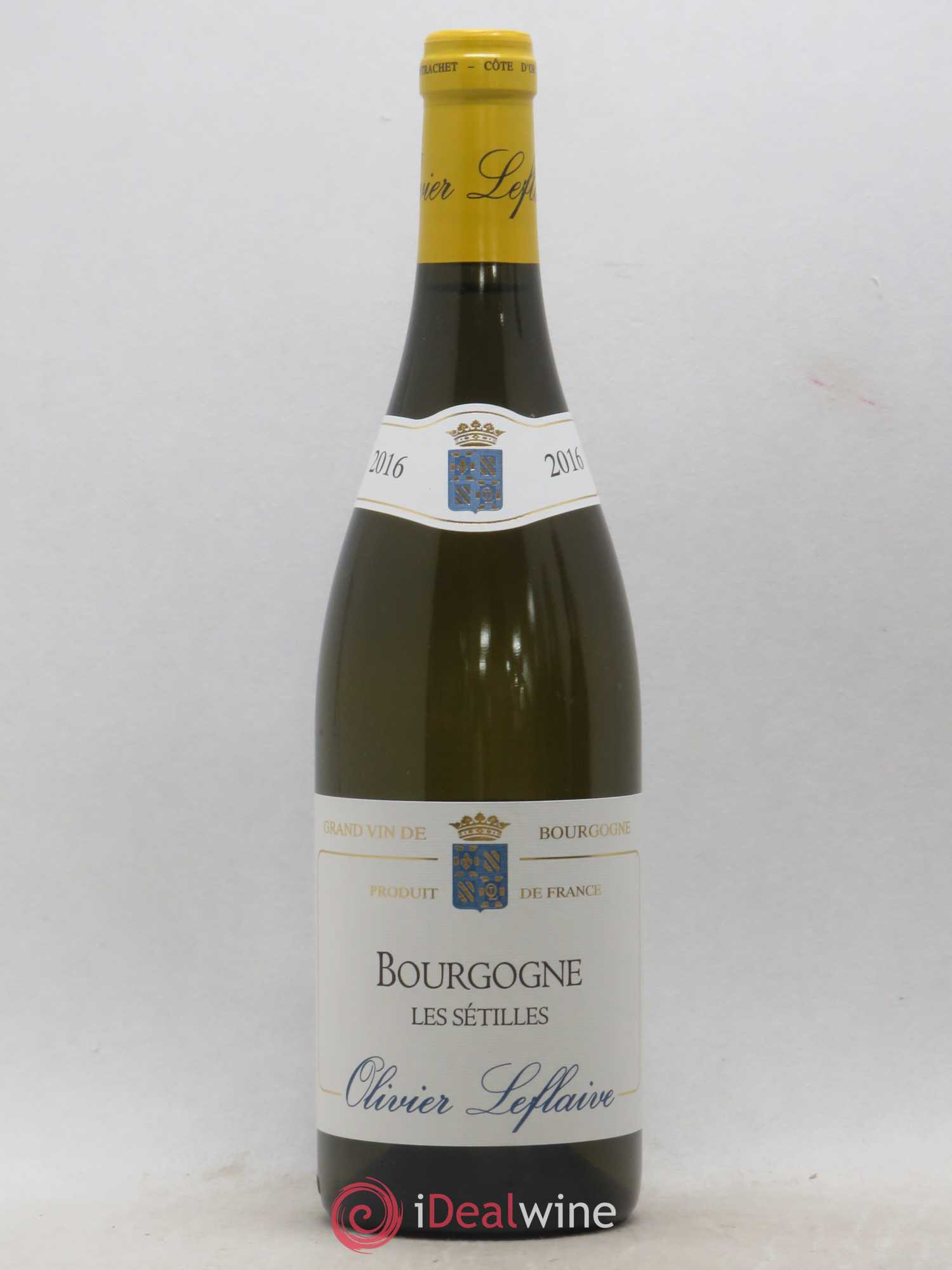 Bourgogne Les Setilles Olivier Leflaive 2016 - Posten von 1 Flasche - 0