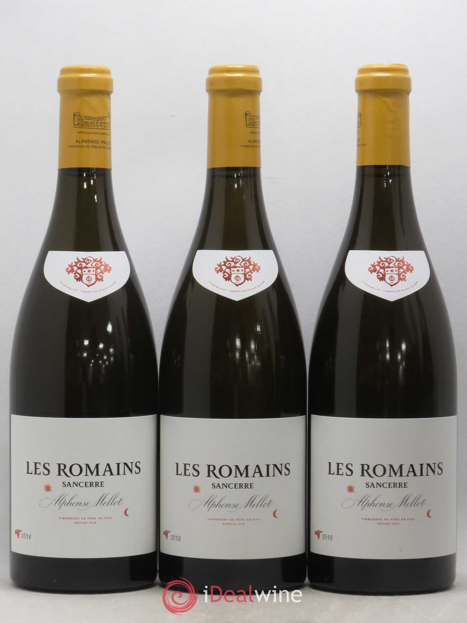 Sancerre Les Romains Alphonse Mellot 2016 - Lot de 3 bouteilles - 0